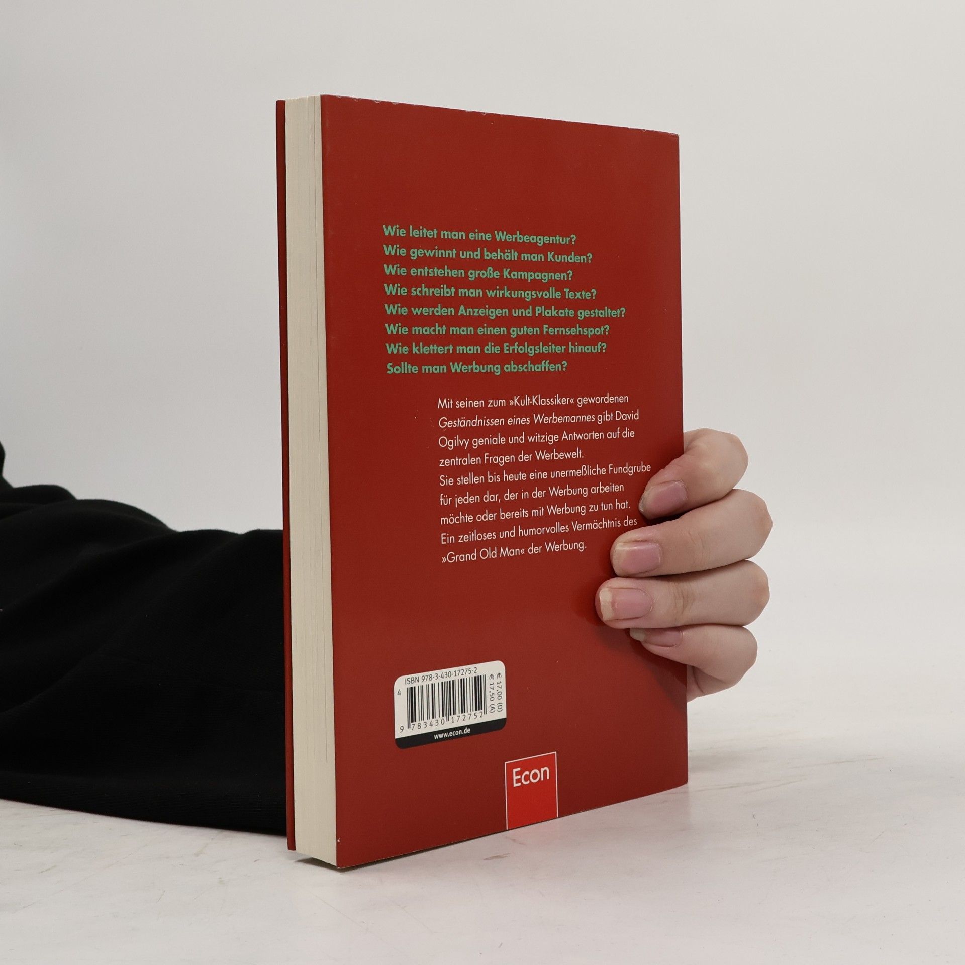 David Ogilvy Geständnisse eines Werbemannes