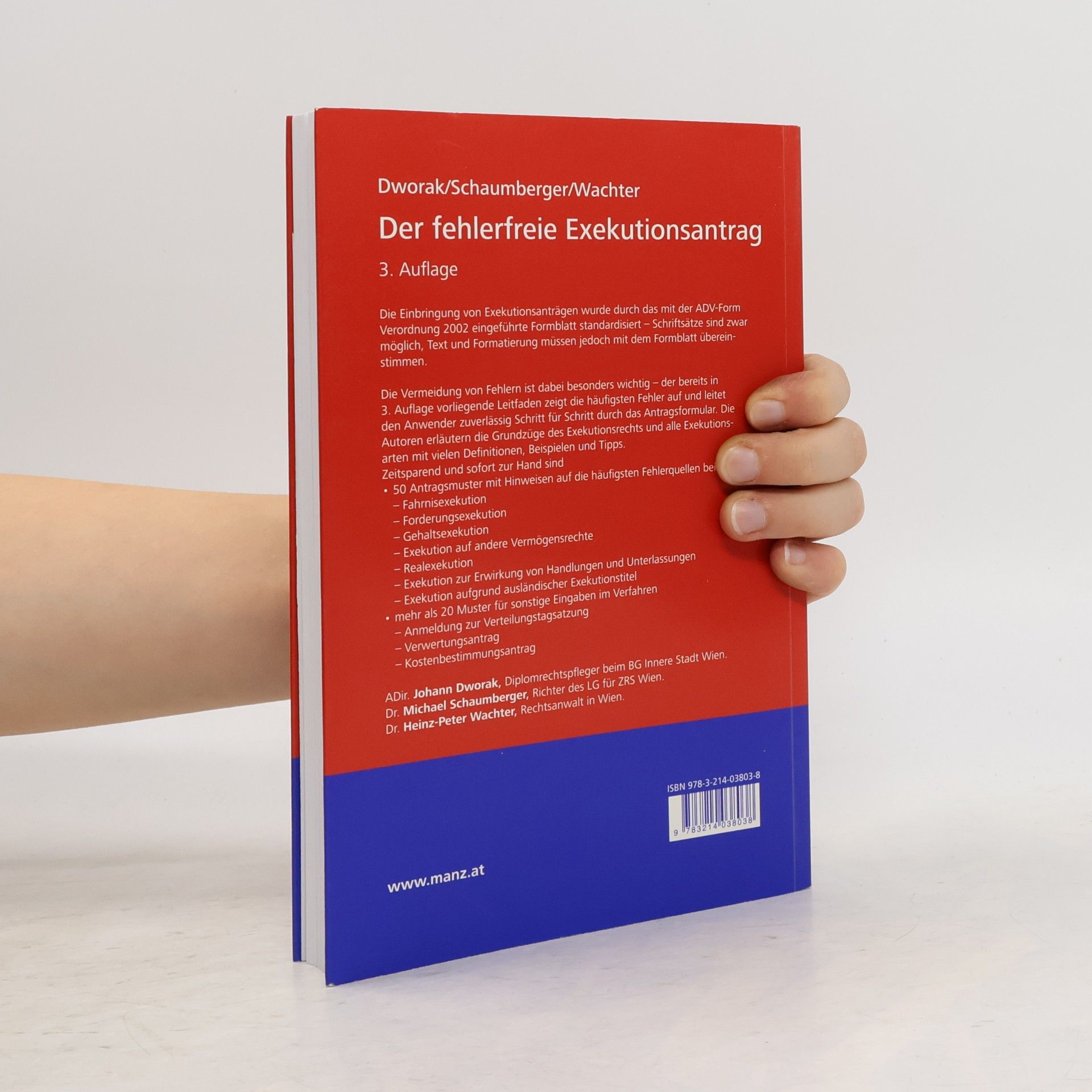Johann Dworak Der fehlerfreie Exekutionsantrag