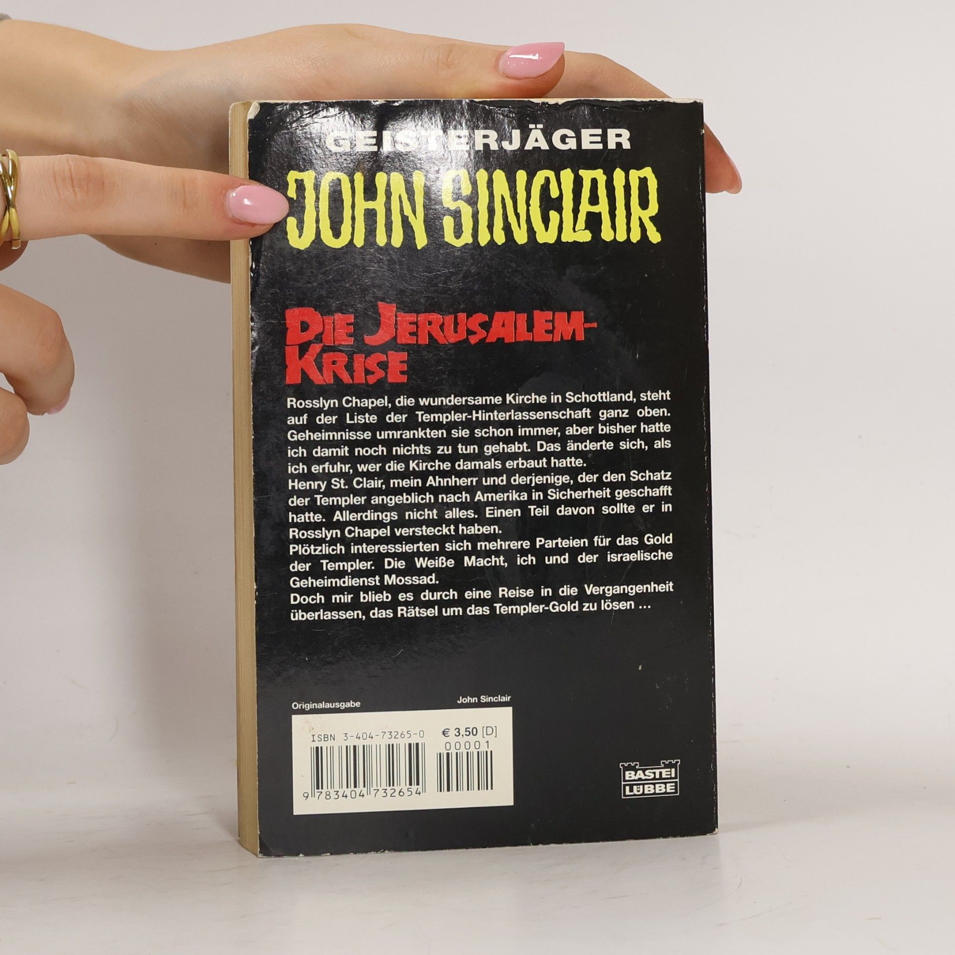 Jason Dark Geisterjäger John Sinclair, Die Jerusalem-Krise. Horror-Roman