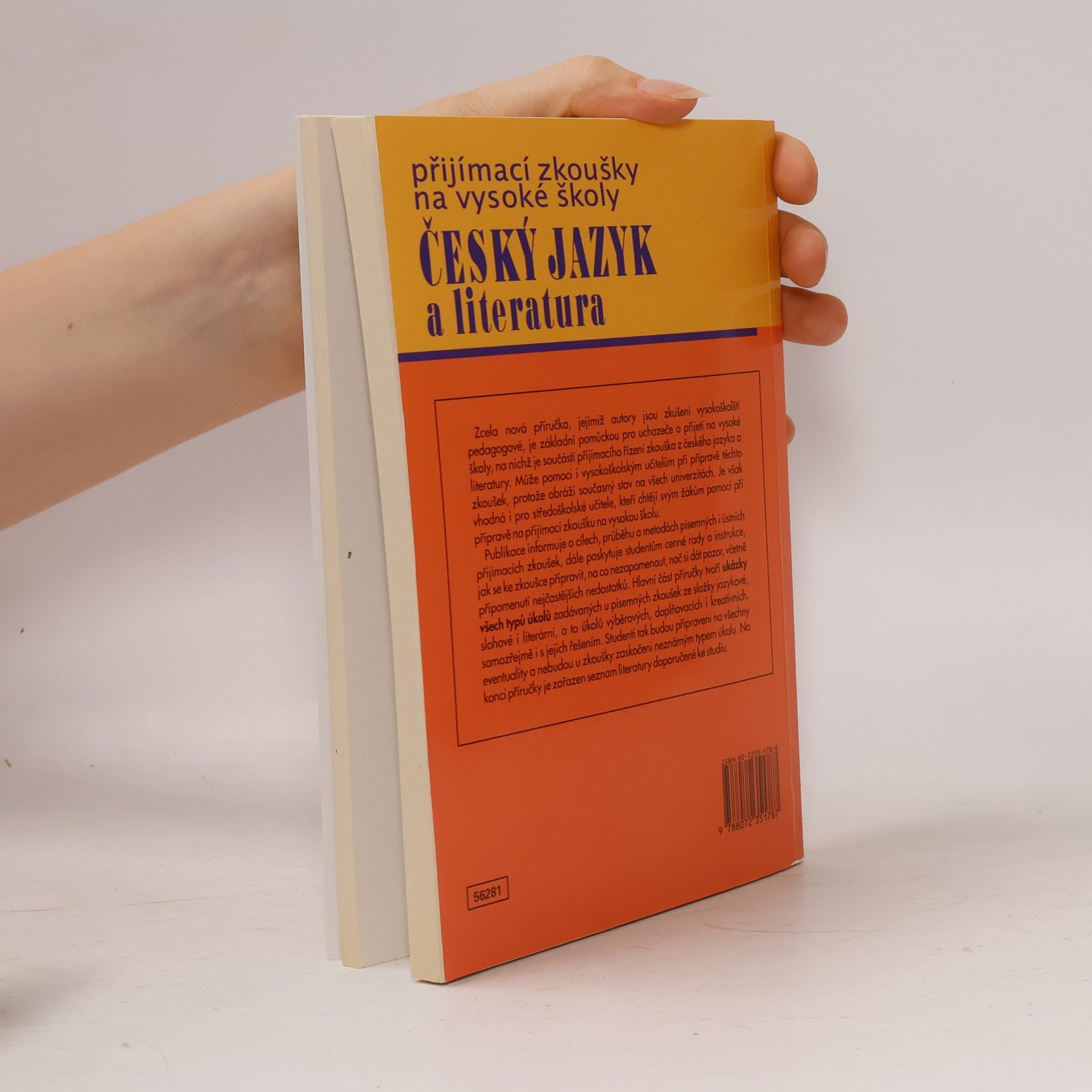 Marie Čechová Přijímací zkoušky na vysoké školy : český jazyk a literatura