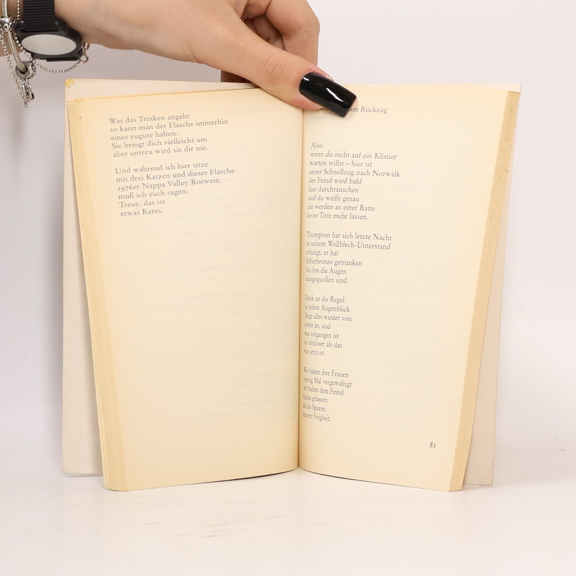 Charles Bukowski Nicht mit sechzig, Honey