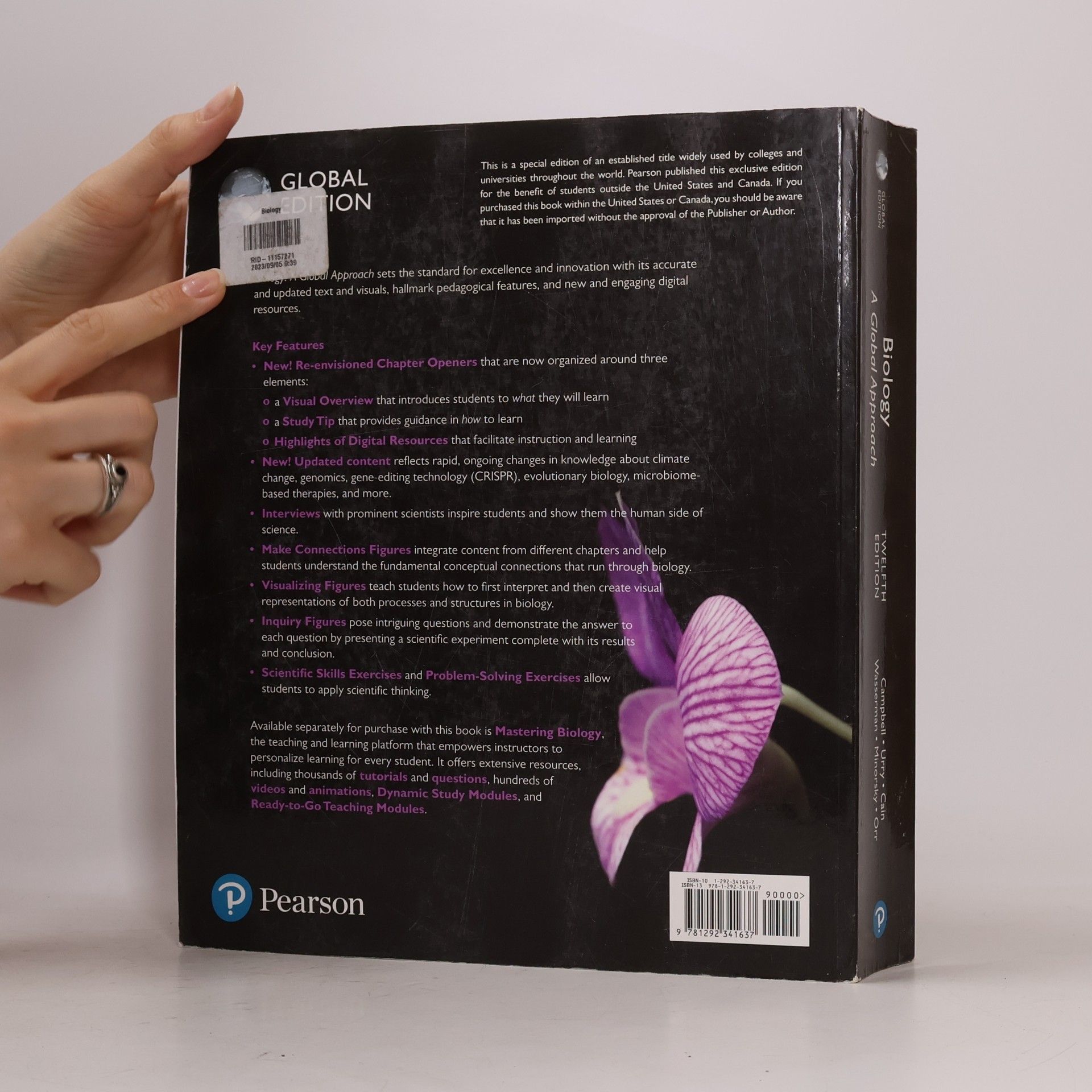 Autores varios Biology: A Global Approach, Global Edition