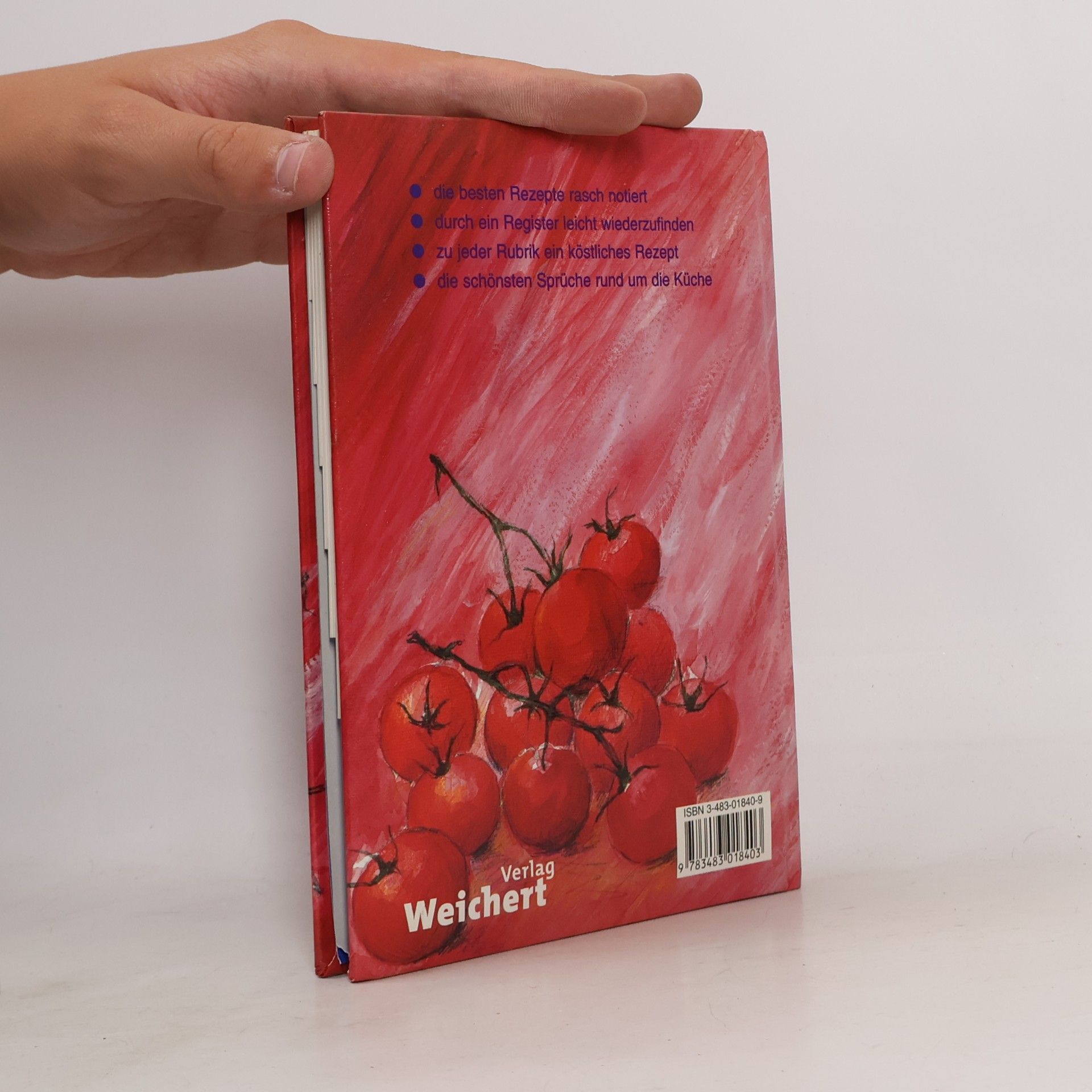 Meine besten Rezepte selbst gesammelt und notiert, Motiv Tomate
