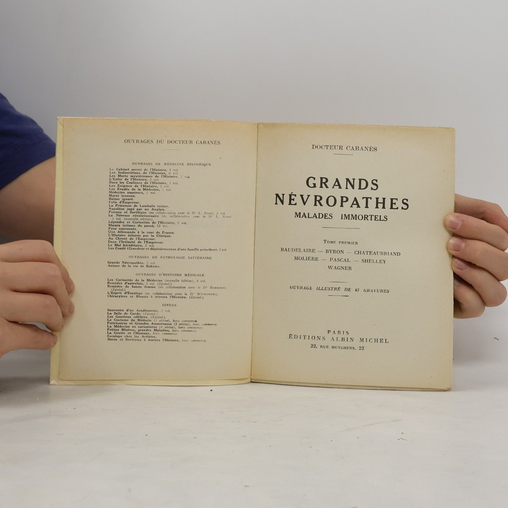 Docteur Cabanès Grands névropathes