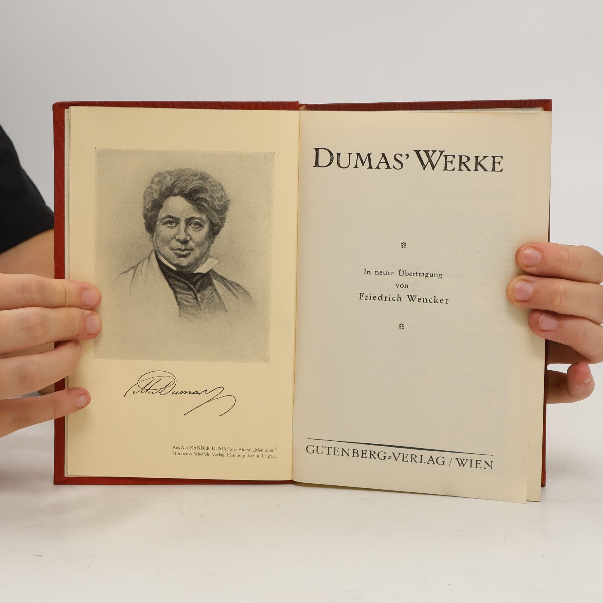 Alexandre Dumas Dumas' Werke. In neuer Übertragung und Bearbeitung