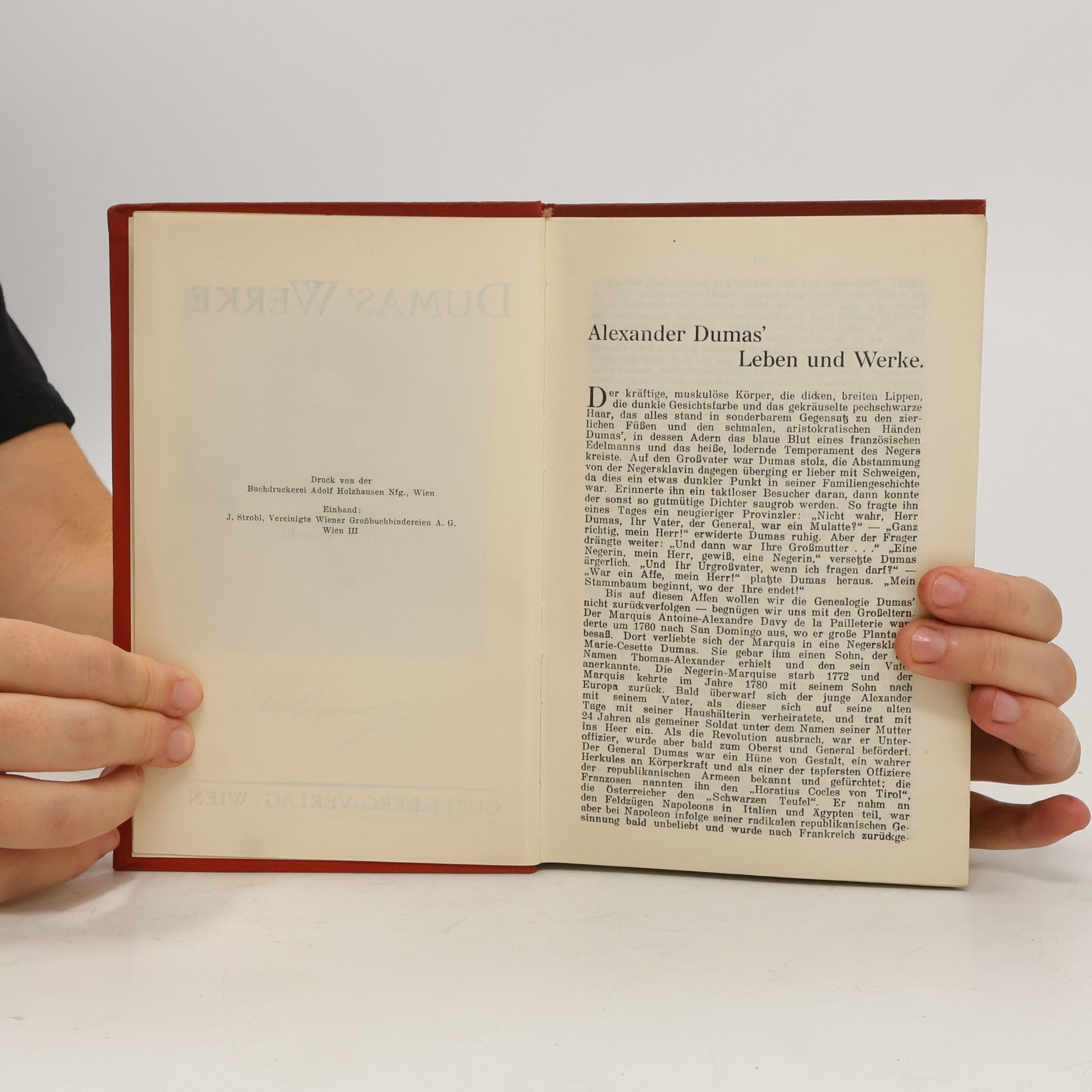Alexandre Dumas Dumas' Werke. In neuer Übertragung und Bearbeitung