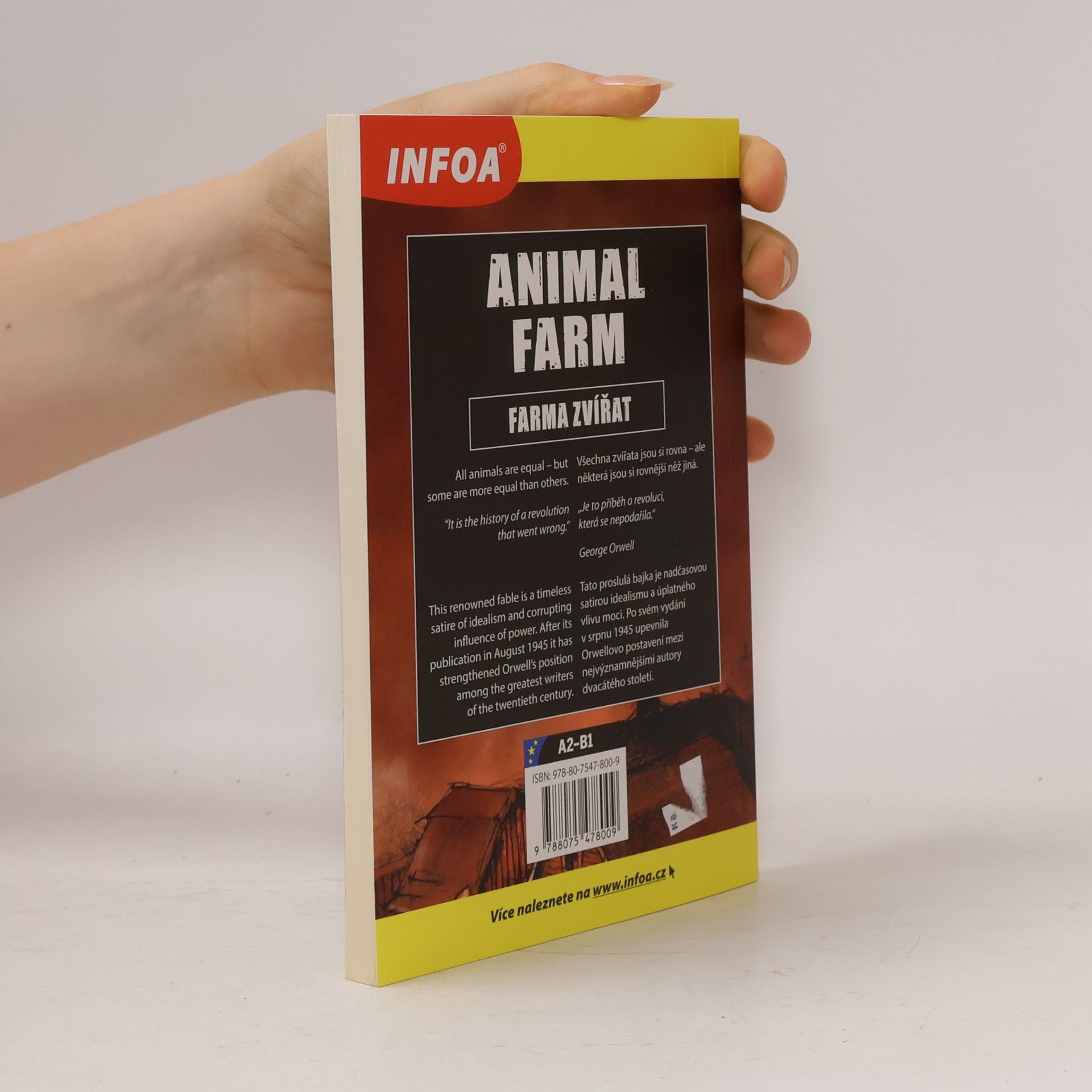 George Orwell Animal farm. Farma zvířat