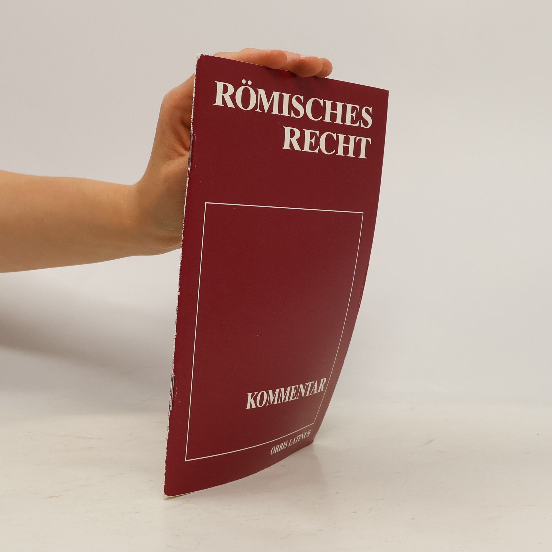 Römisches Recht -- Kommentarband