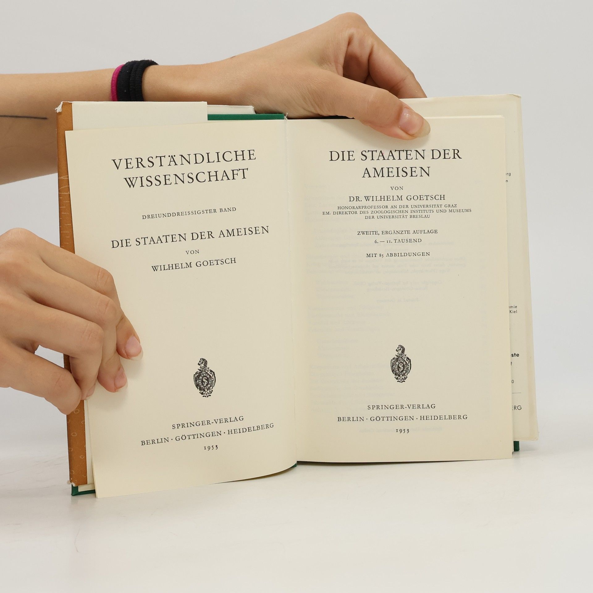 Wilhelm Goetsch Die Staaten der Ameisen