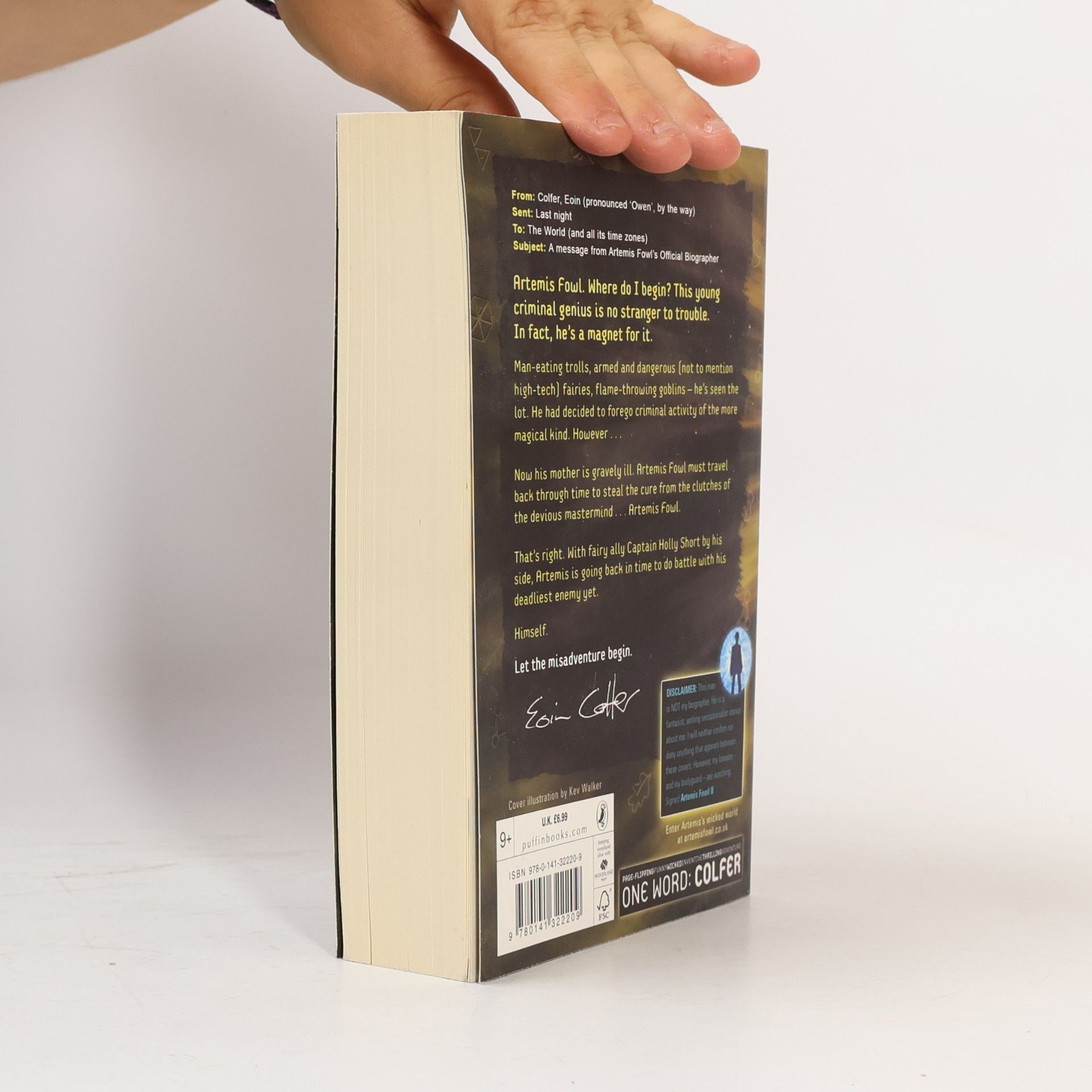 Eoin Colfer Artemis Fowl and the Time Paradox