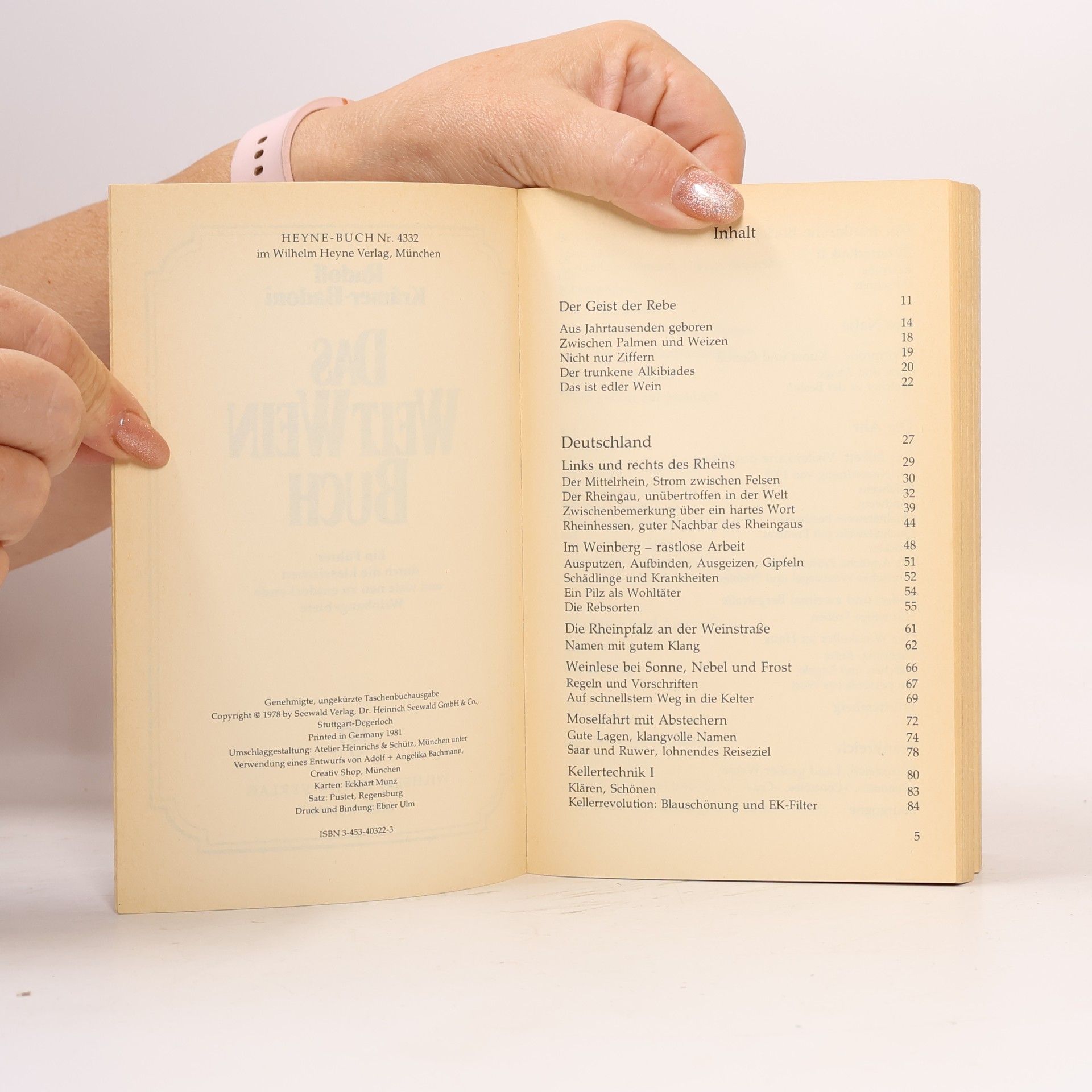 Rudolf Krämer-Badoni Das Welt-Wein-Buch
