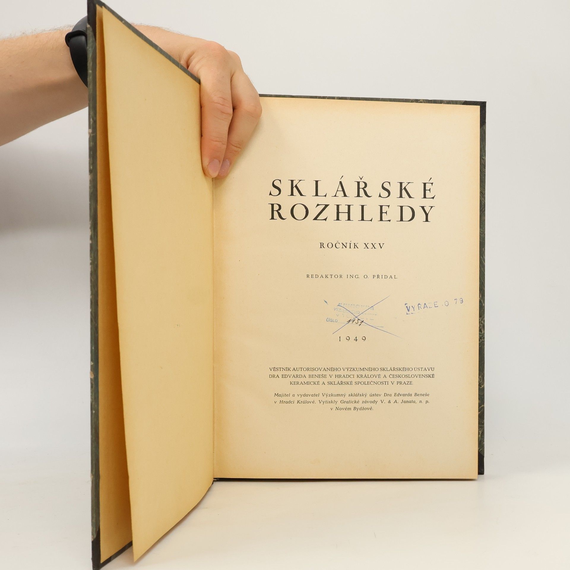 Auteurscollectief Sklářské rozhledy. Ročník XXV.