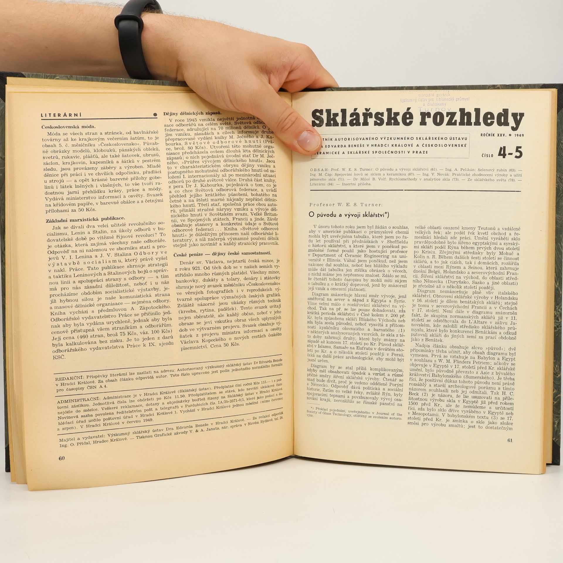 Auteurscollectief Sklářské rozhledy. Ročník XXV.