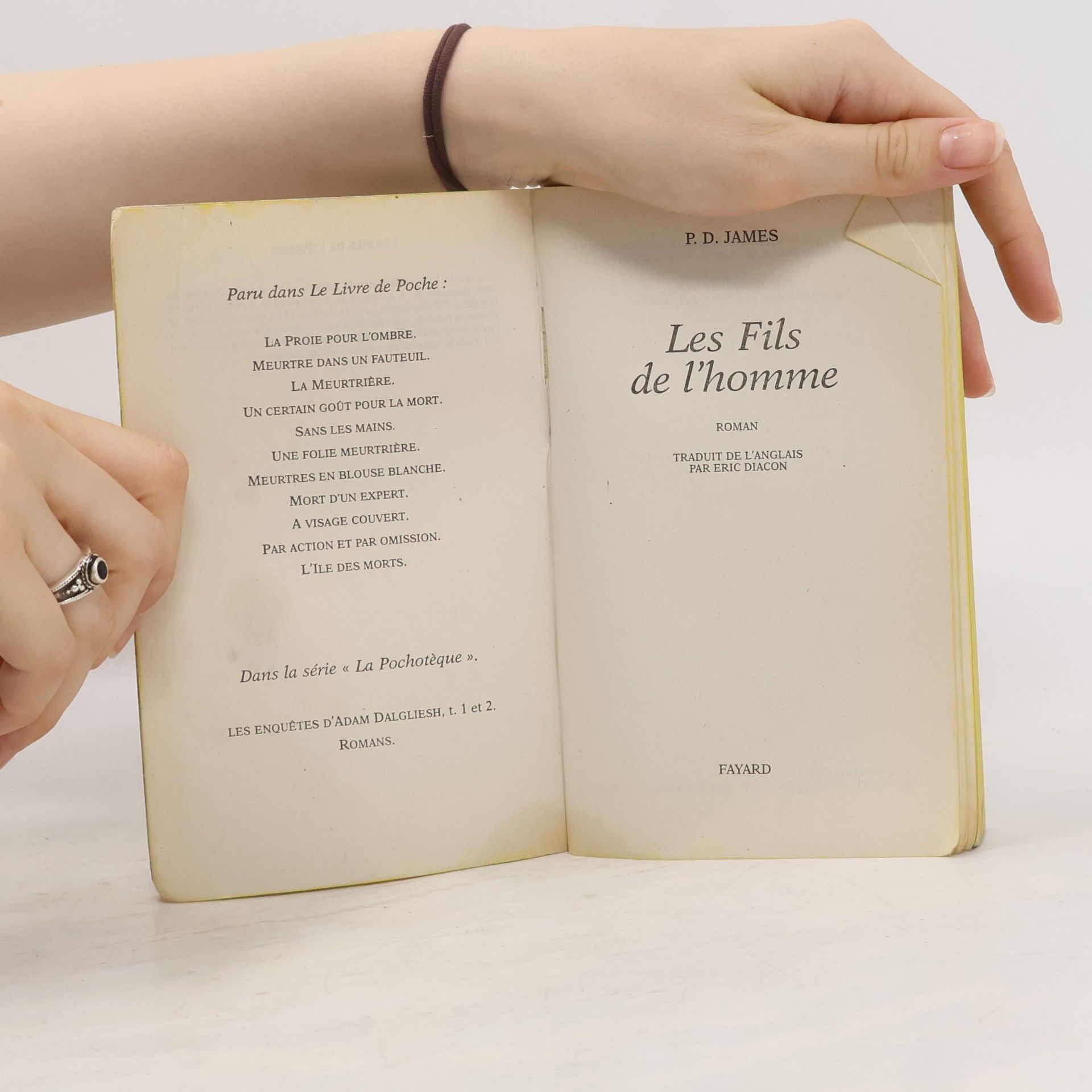 Phyllis Dorothy James Livre de Poche: Les fils de l'homme - Texte intégral