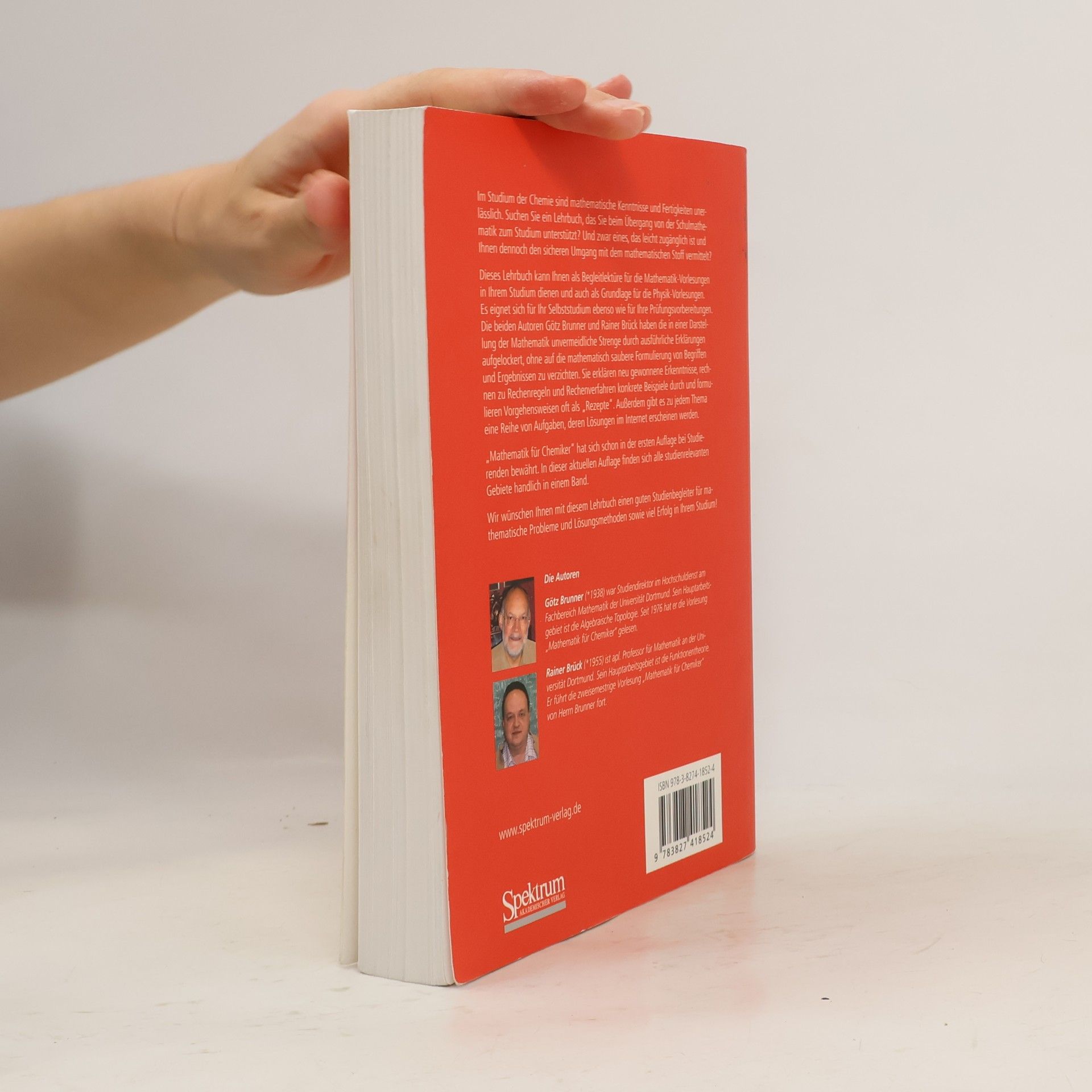 Götz Brunner Mathematik für Chemiker