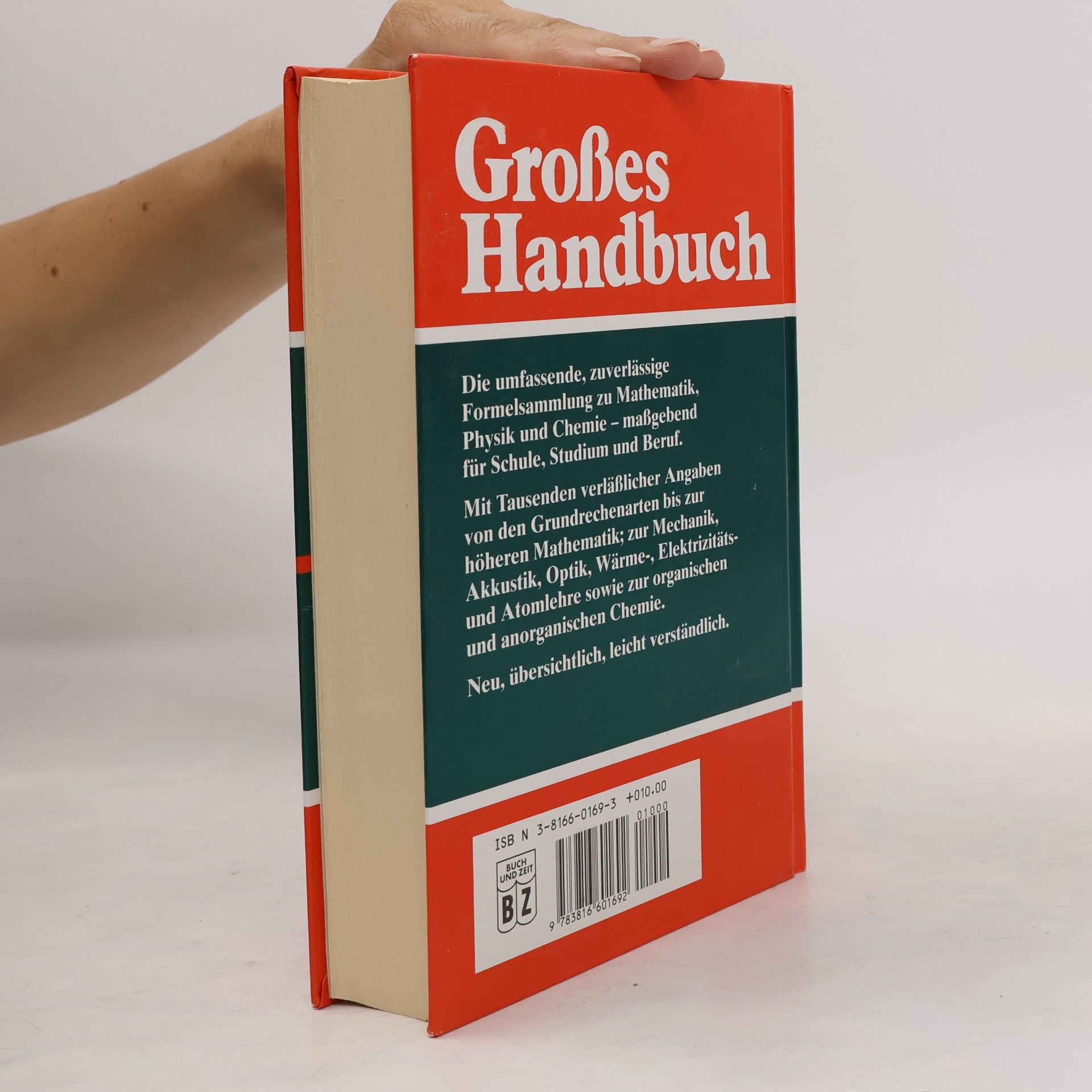 Thomas Nitsch Großes Handbuch Mathematik, Physik, Chemie