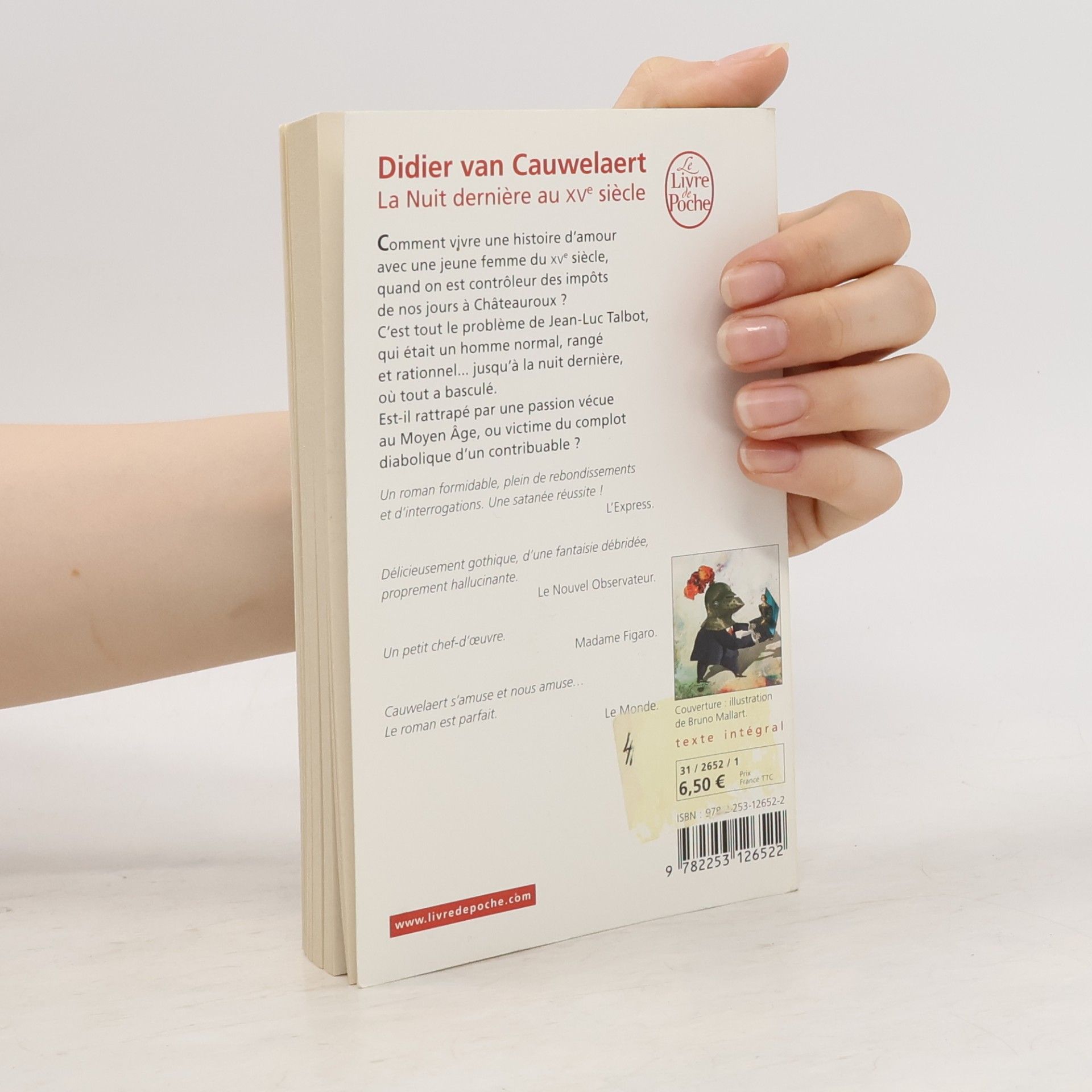 Didier van Cauwelaert Le Livre de Poche: La Nuit dernière au XVe siècle