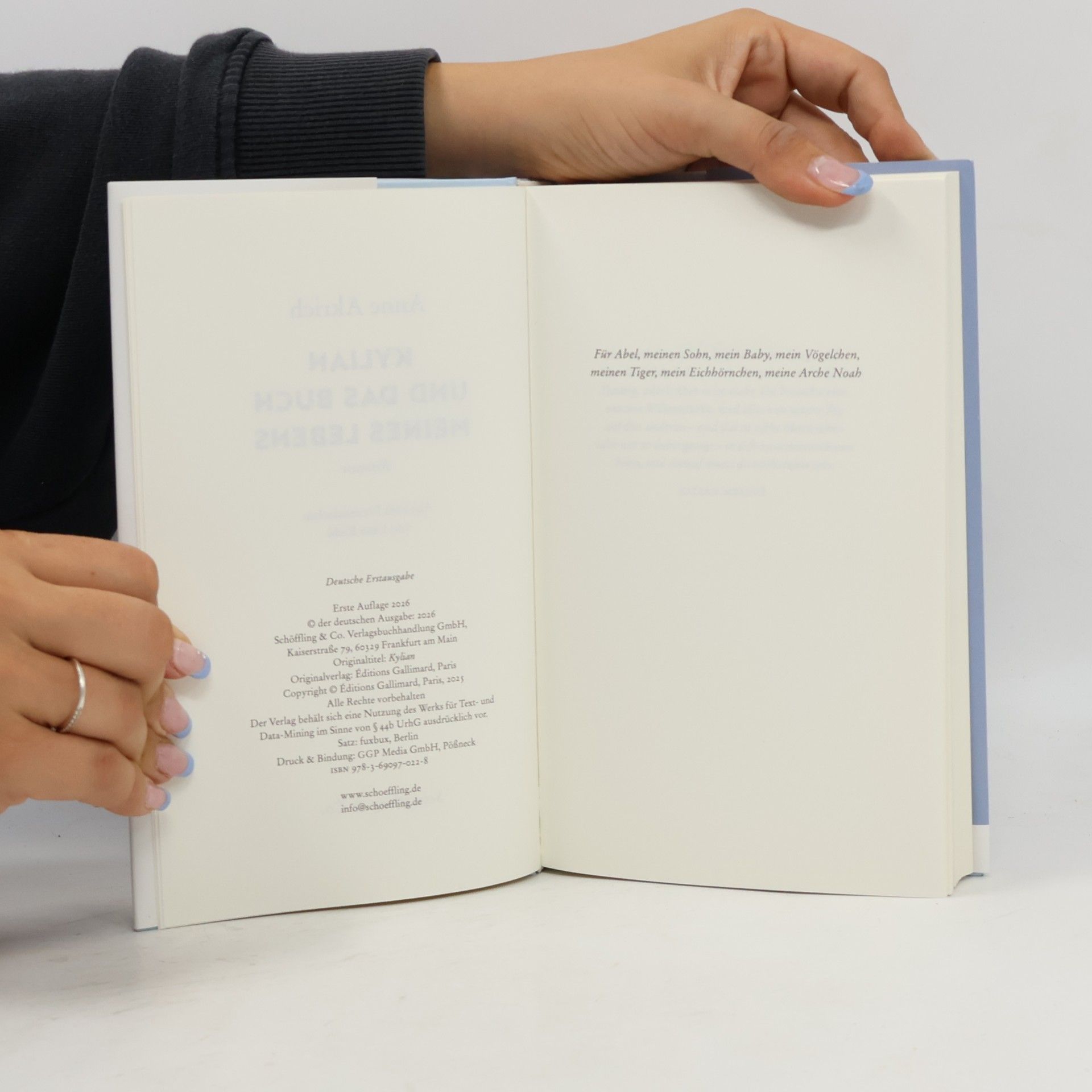 Akrich Anne Kylian und das Buch meines Lebens
