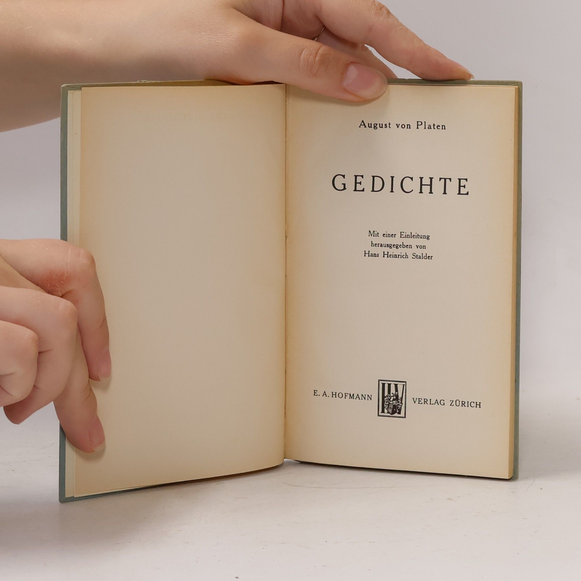 August von Platen-Hallermünde Gedichte