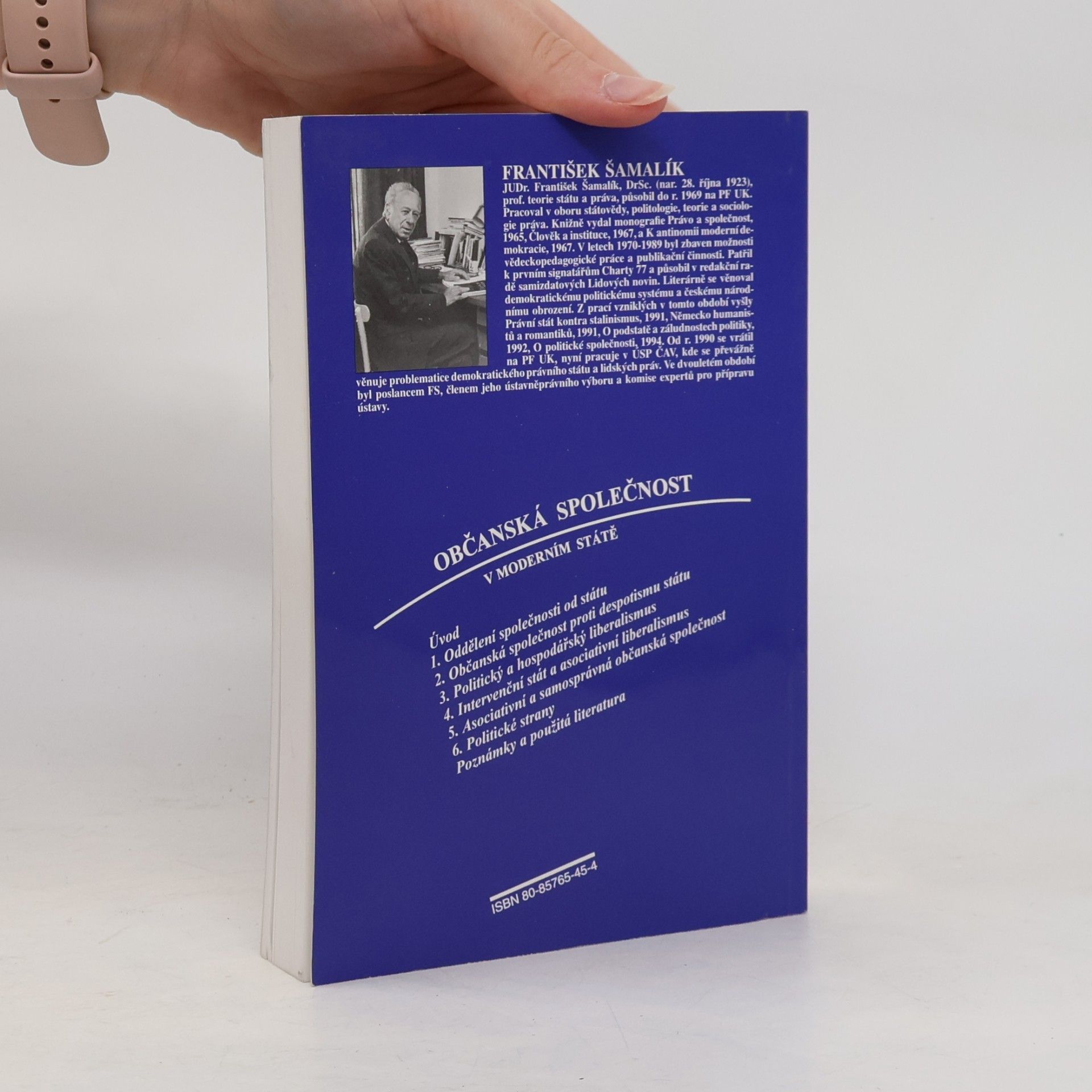 František Šamalík Občanská společnost v moderním státě