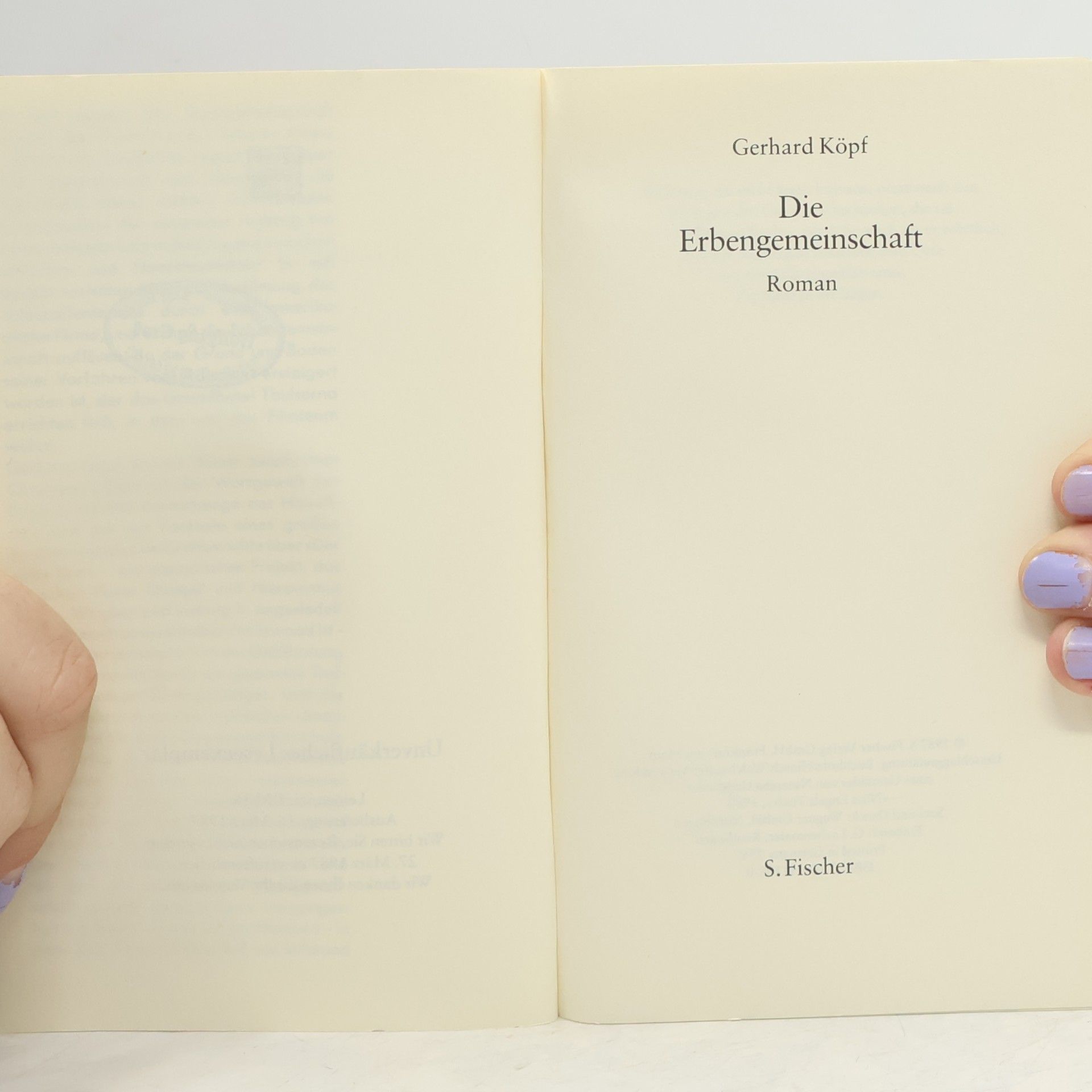 Gerhard Köpf Die Erbengemeinschaft