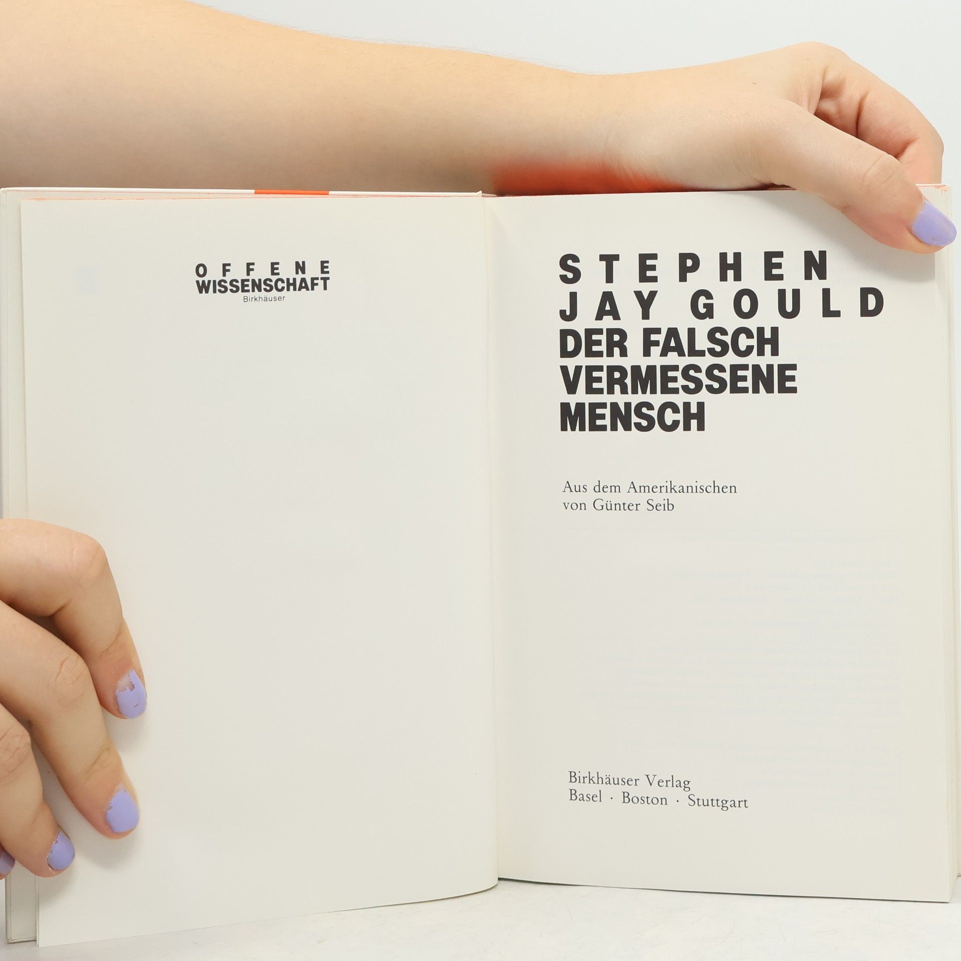 Gould Stephen Jay Der falsch vermessene Mensch