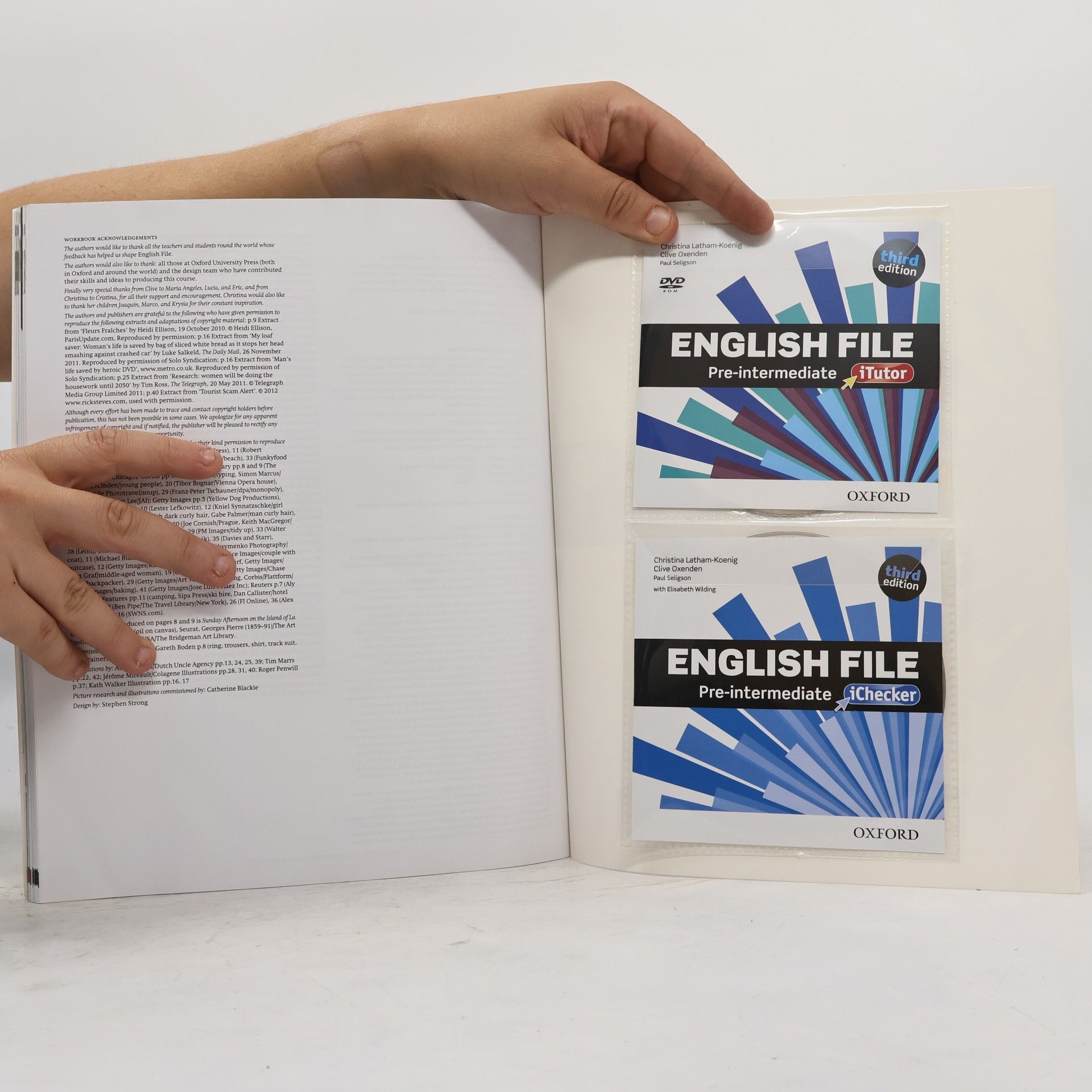 Christina Latham-Koenig English file. Pre-intermediate Multipack A. Student's book A. Workbook A.