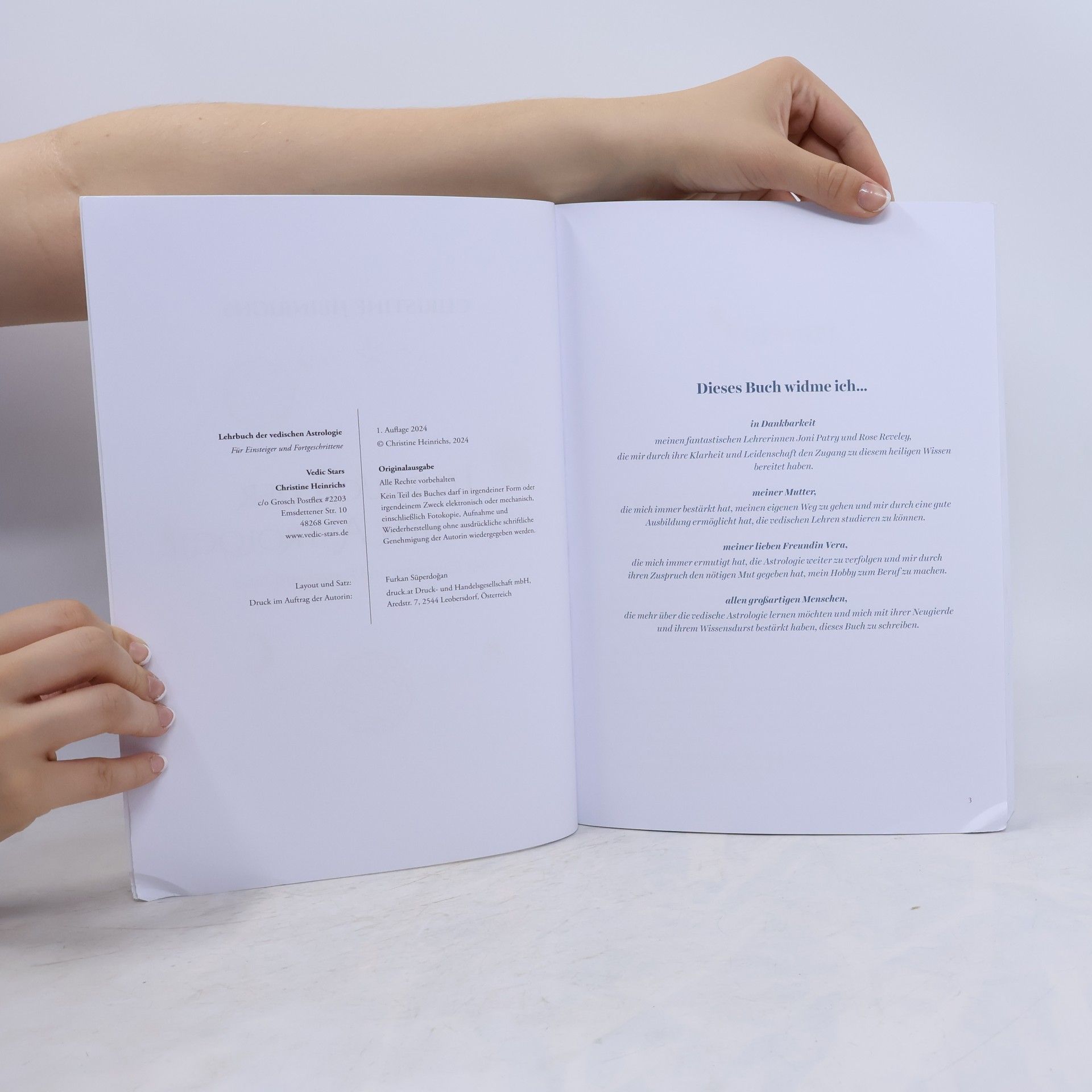 Christine Heinrichs Lehrbuch der Vedischen Astrologie