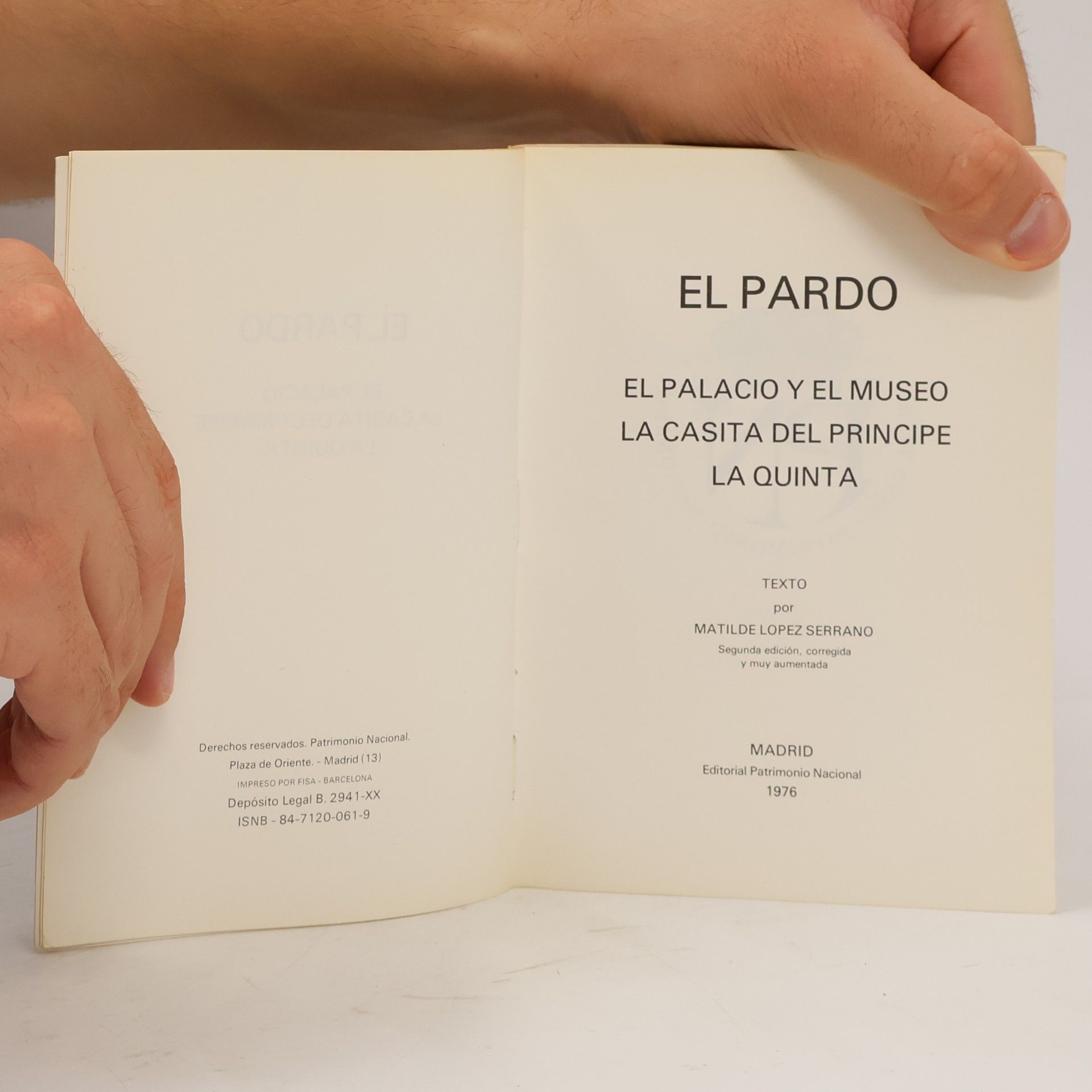 Matilde López Serrano El Pardo: La Casita del Príncipe y La Quinta