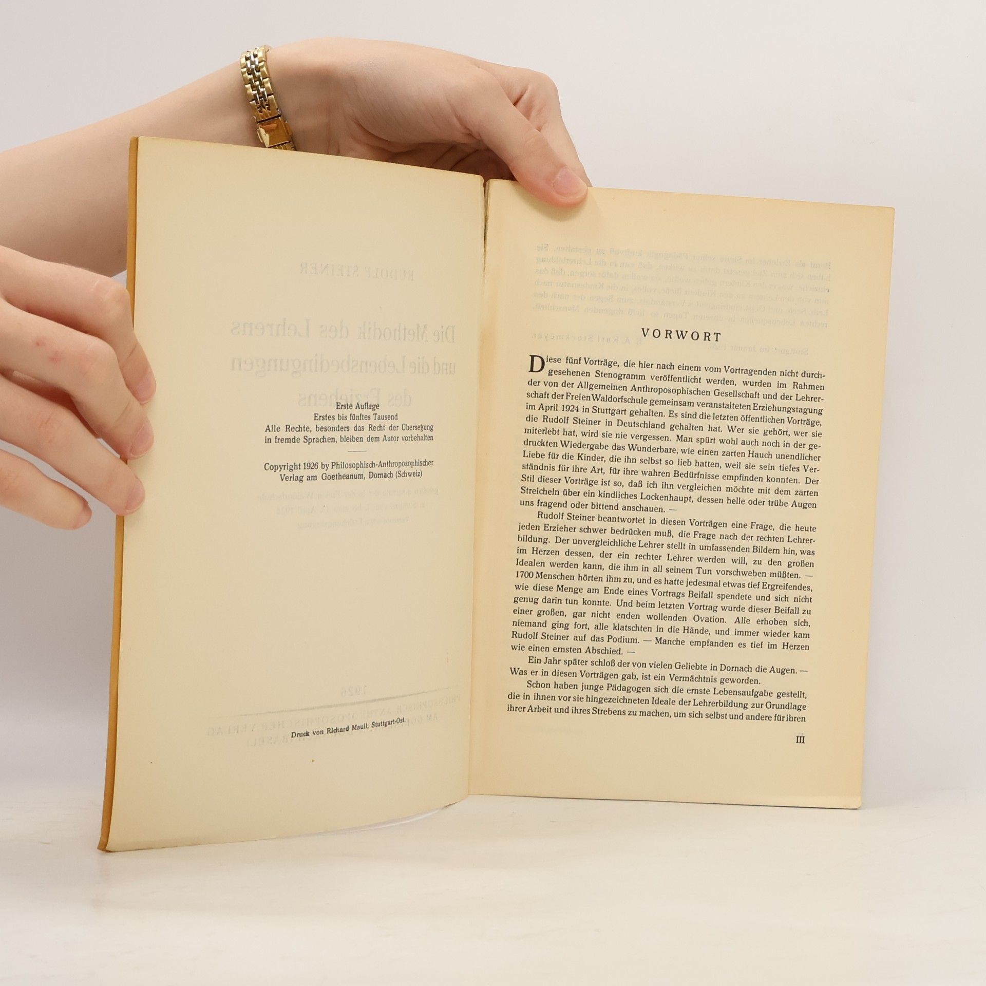 Rudolf Steiner Die Methodik des Lehrens und die Lebensbedingungen des Erziehens