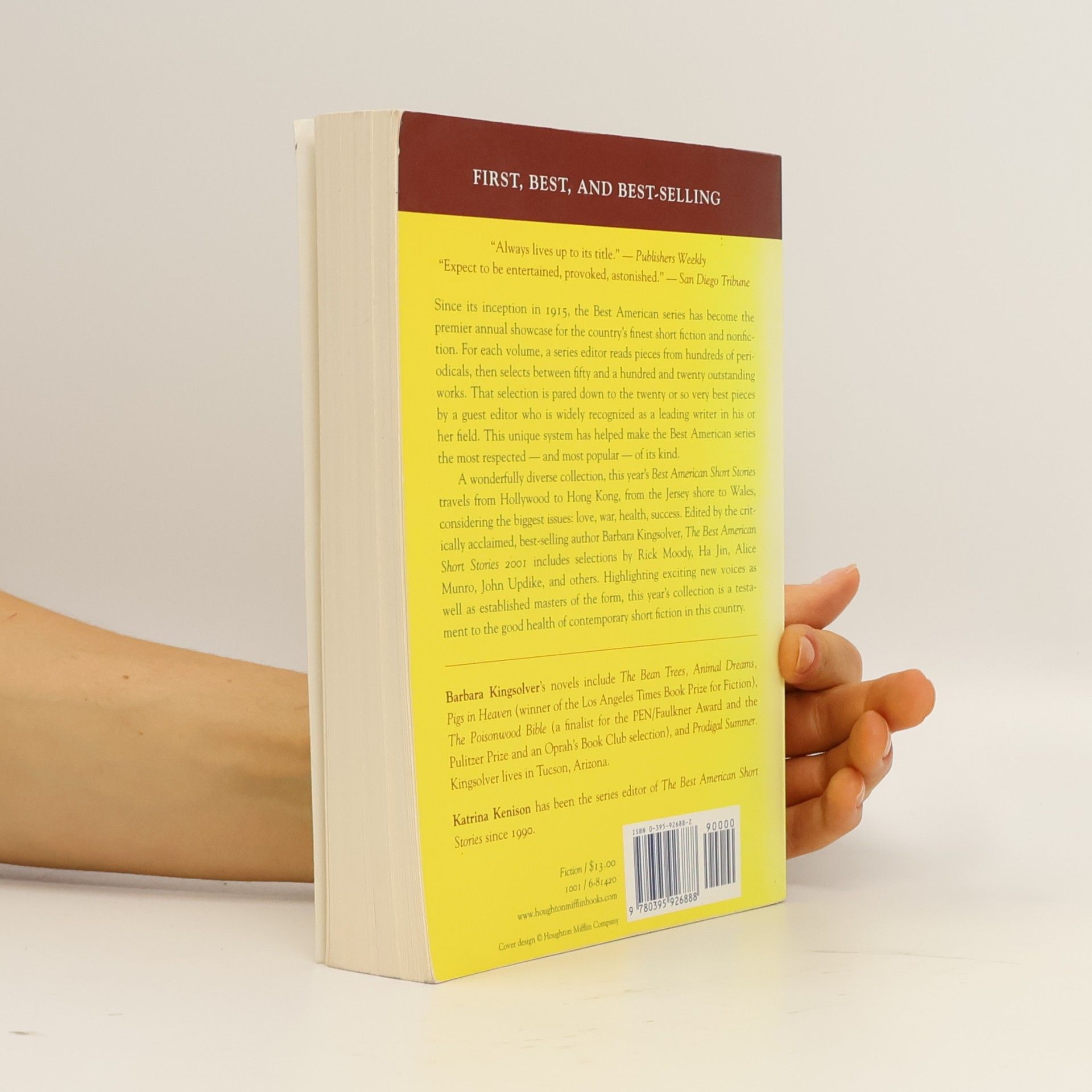 Katrina Kenison The Best American Short Stories 2001