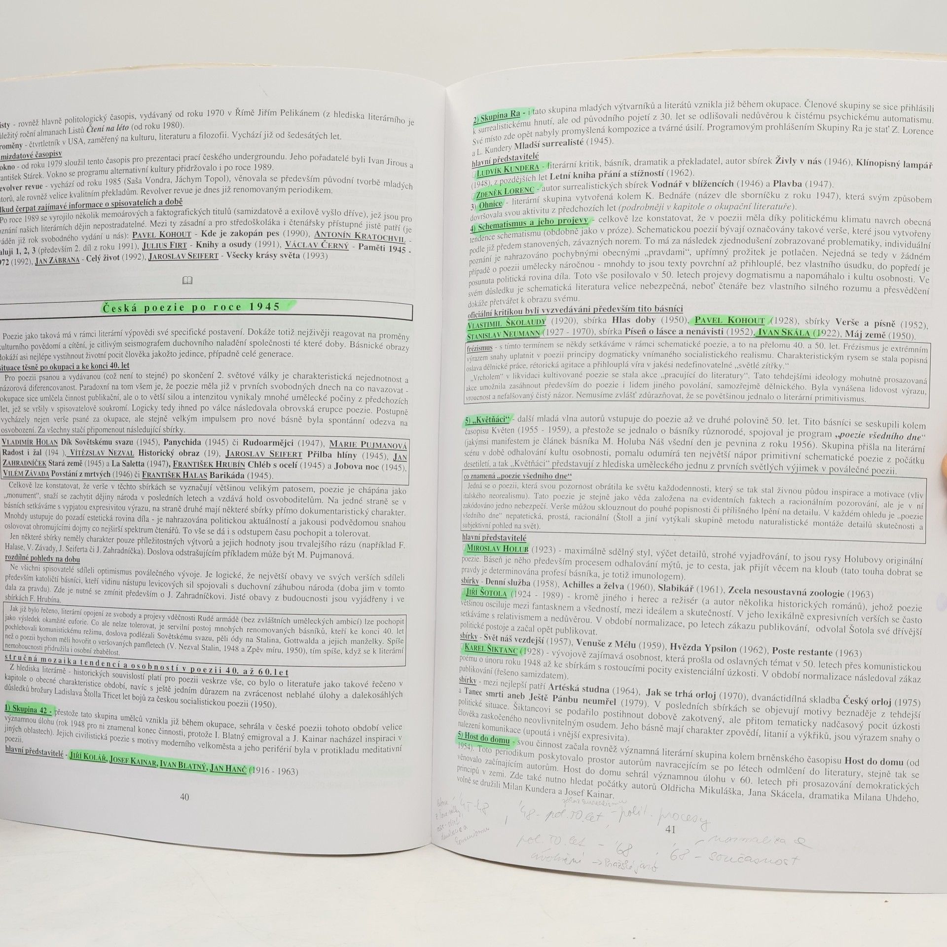 Vladimír Prokop Přehled české literatury 20. století