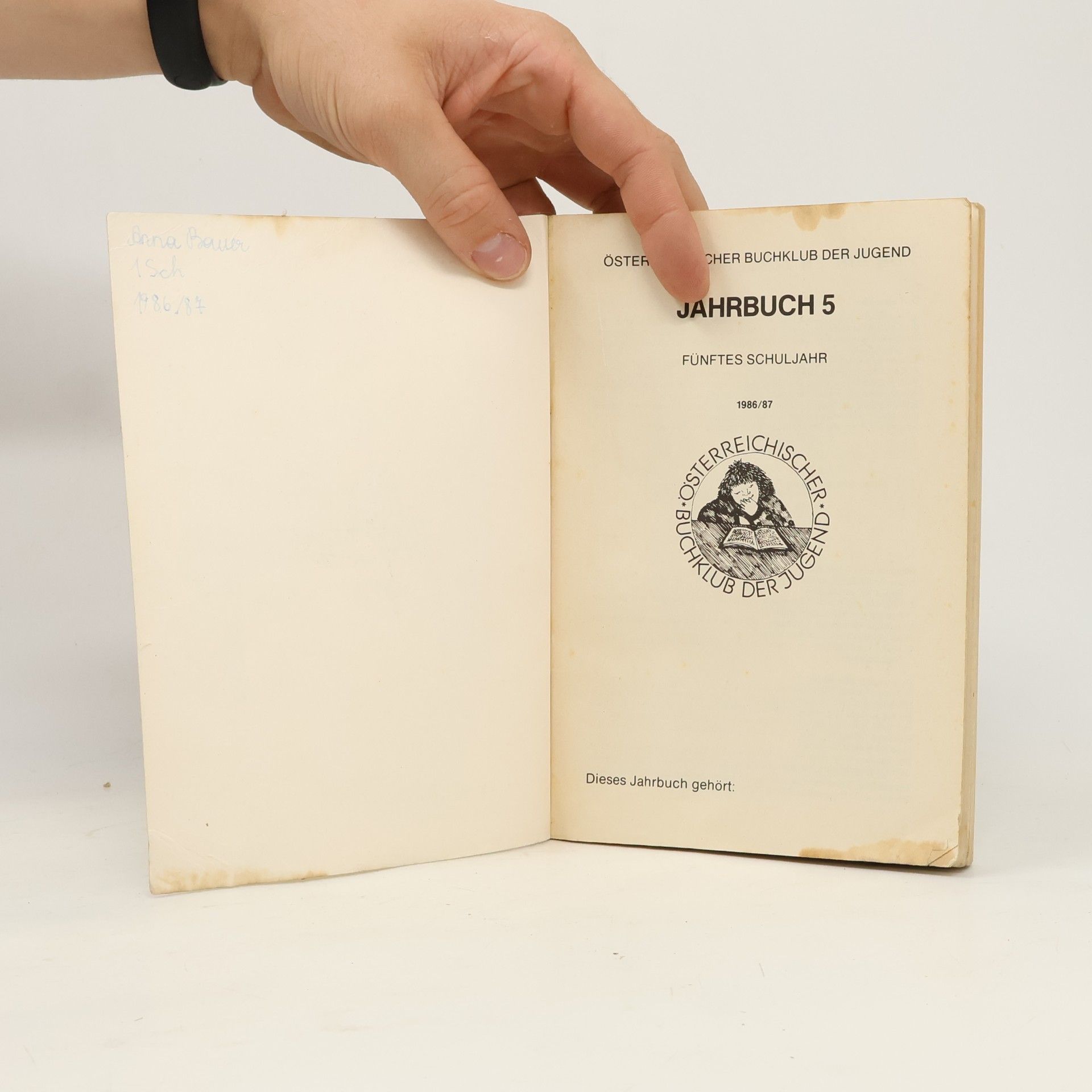 Various authors Die Welt ist im Kopf: Jahrbuch 1986/87