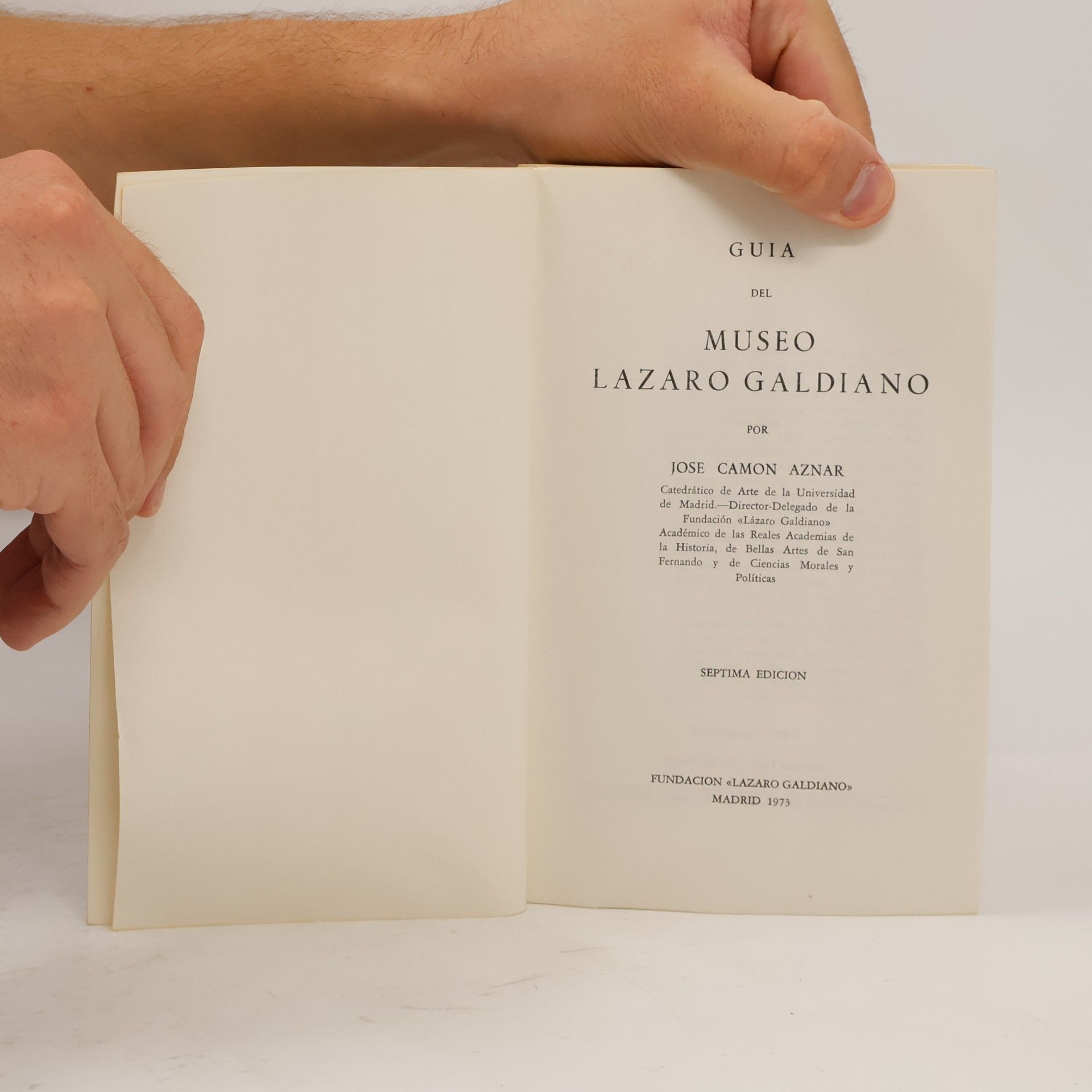 José Camón Aznar Guía del Museo Lázaro Galdiano