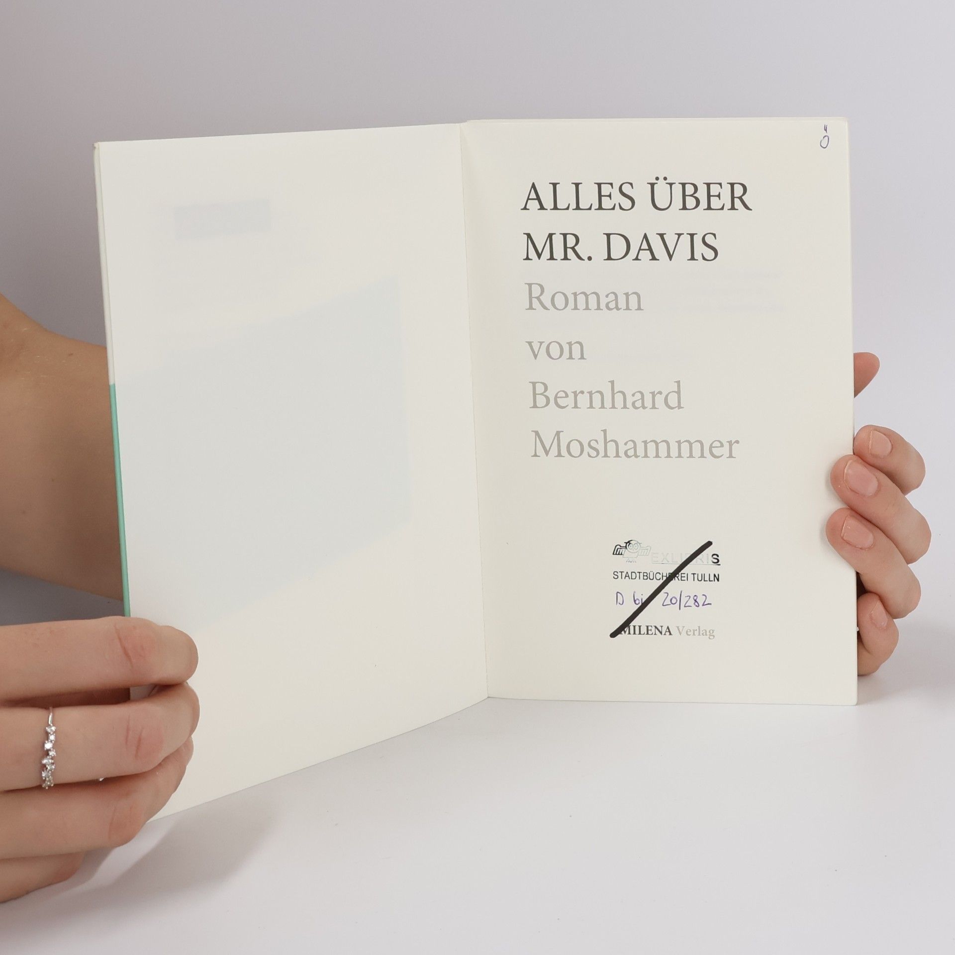 Bernhard Moshammer Alles über Mr. Davis