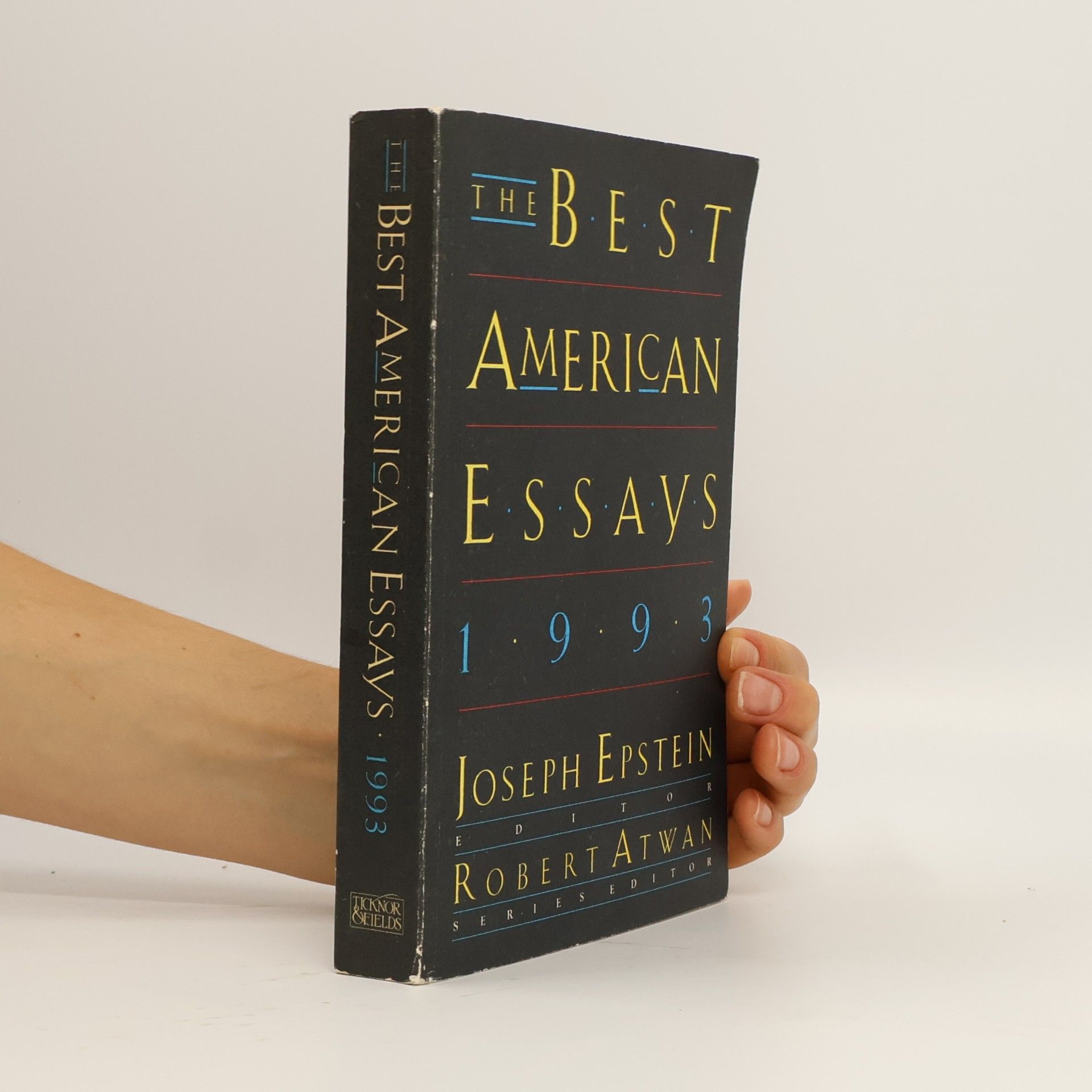 Joseph Epstein The Best American Essays 1993