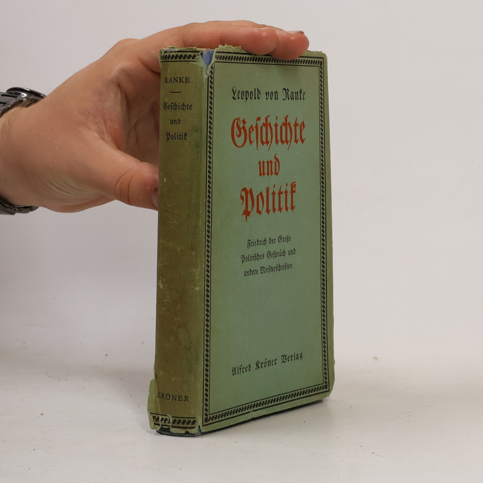 Leopold von Ranke Geschichte und Politik