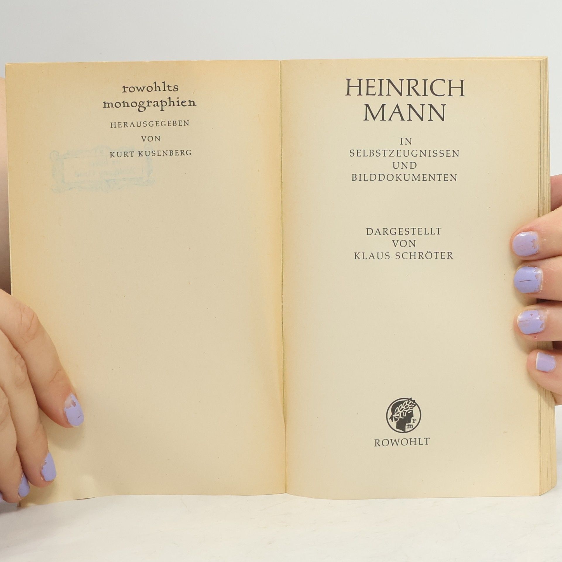 Klaus Schröter Heinrich Mann