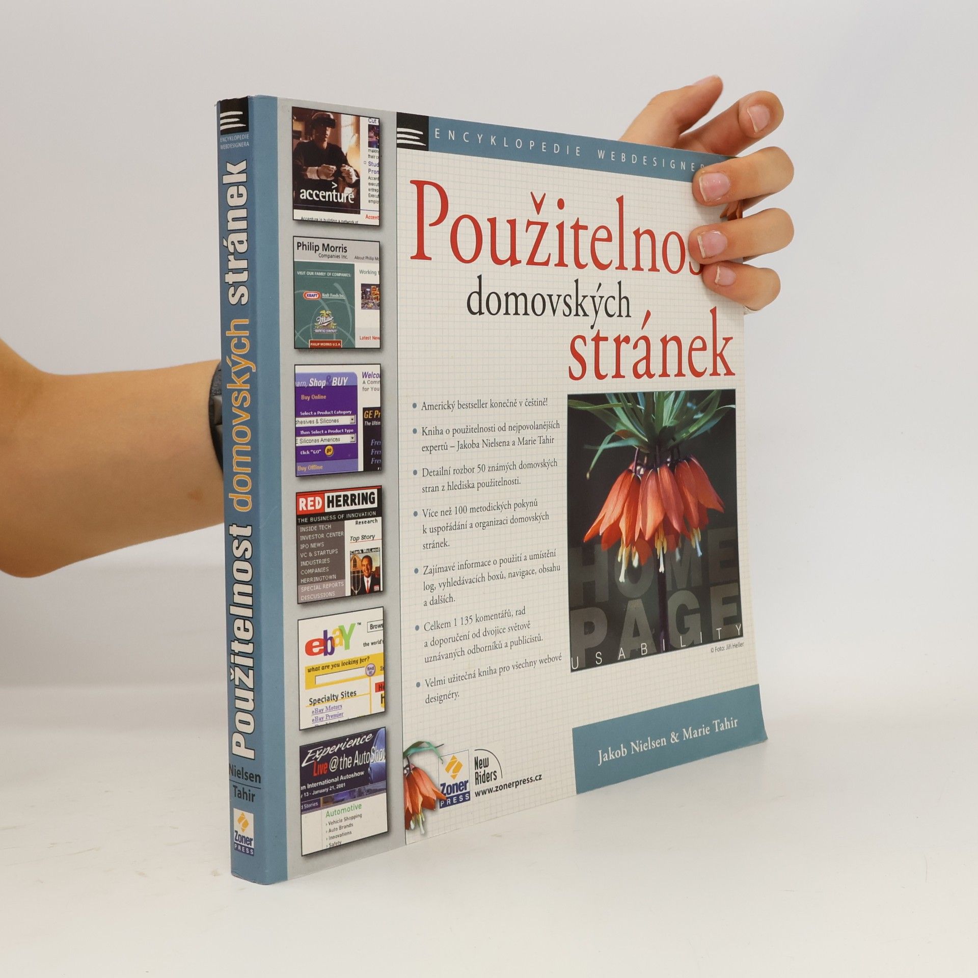Jakob Nielsen Použitelnost domovských stránek