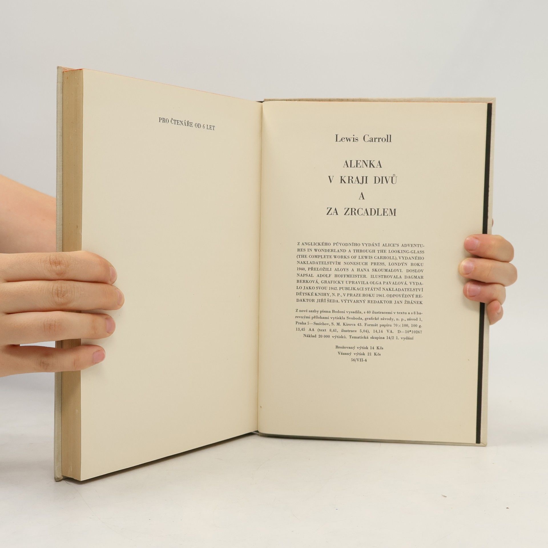 Lewis Carroll Alenka v kraji divů a za zrcadlem
