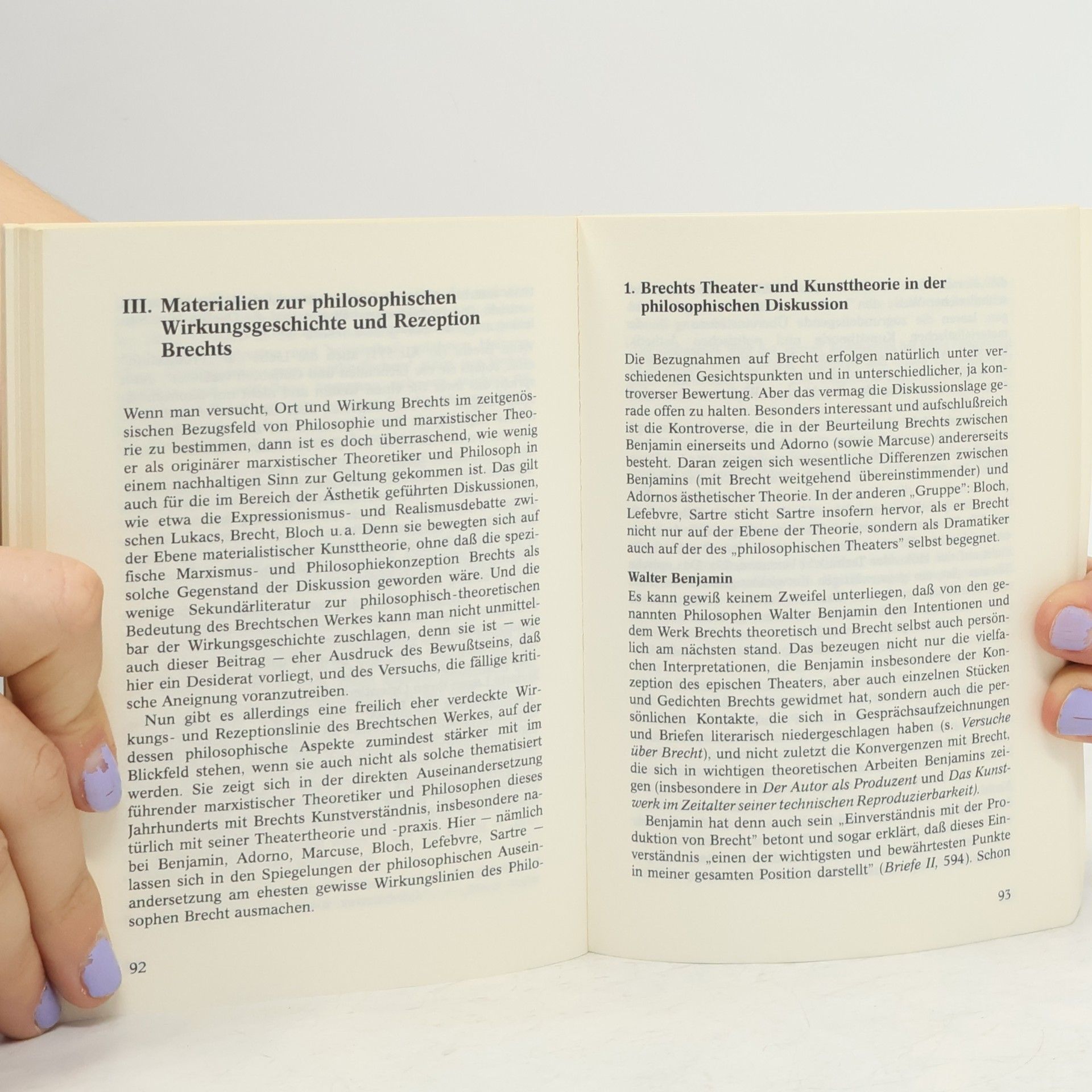 Helmut Fahrenbach Brecht zur Einführung
