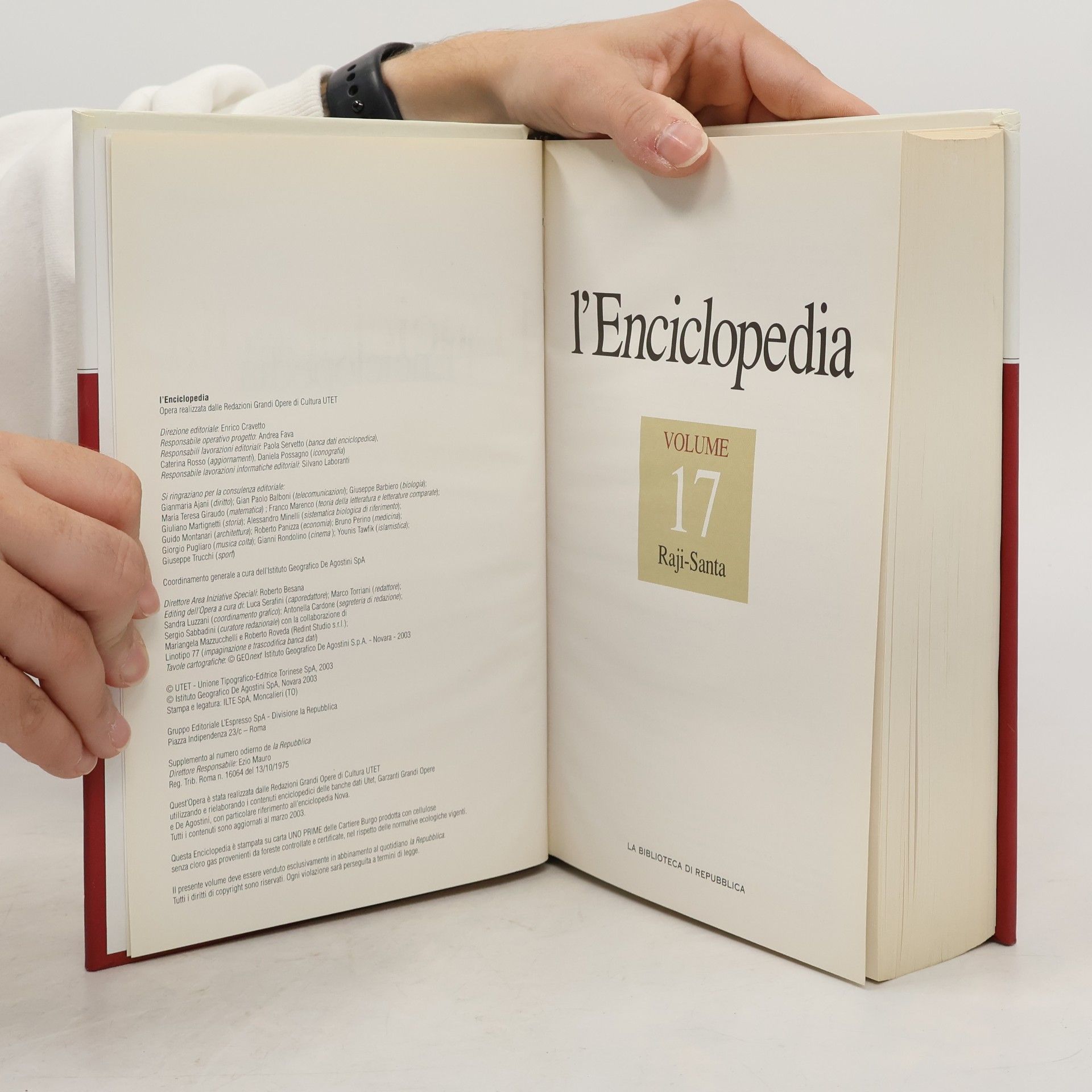 AA.VV. L'Enciclopedia 17. Raji-Santa