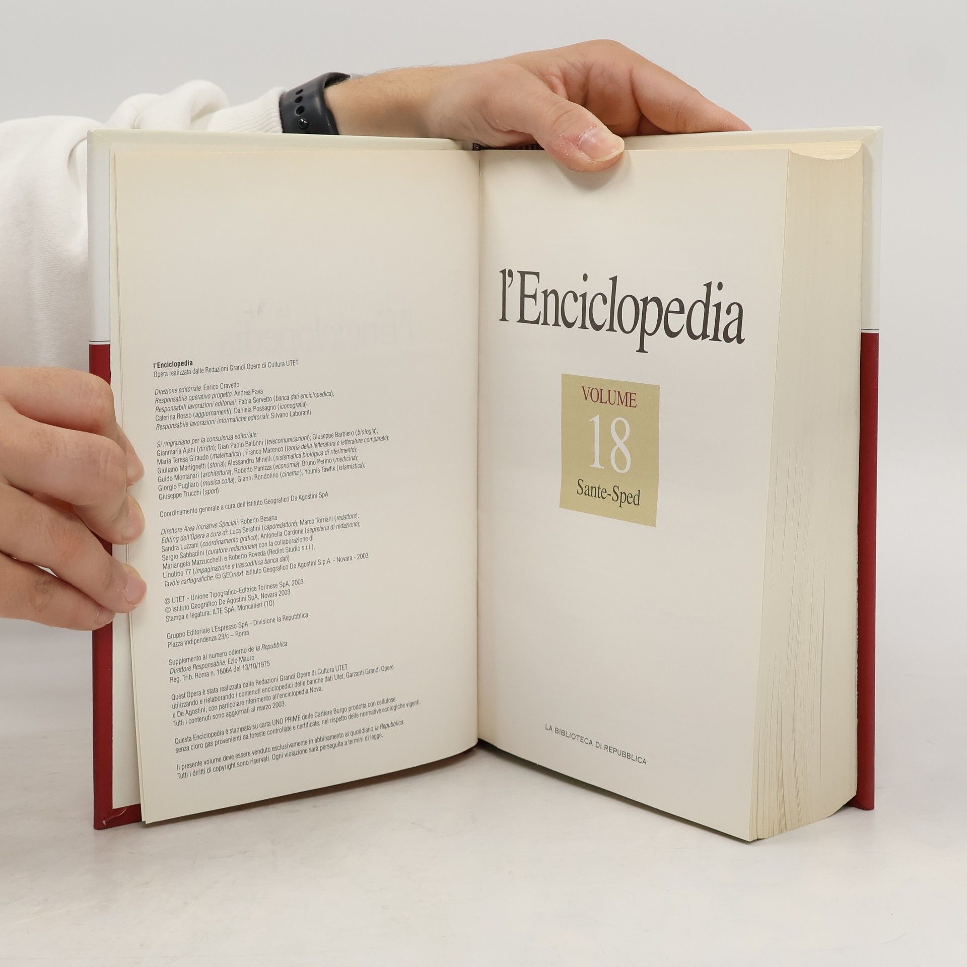 Autorenkollektiv L'Enciclopedia 18. Santa-Sped