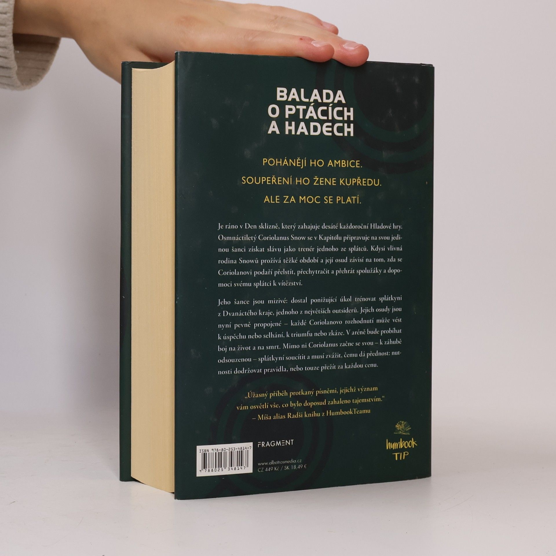 Suzanne Collins Balada o ptácích a hadech
