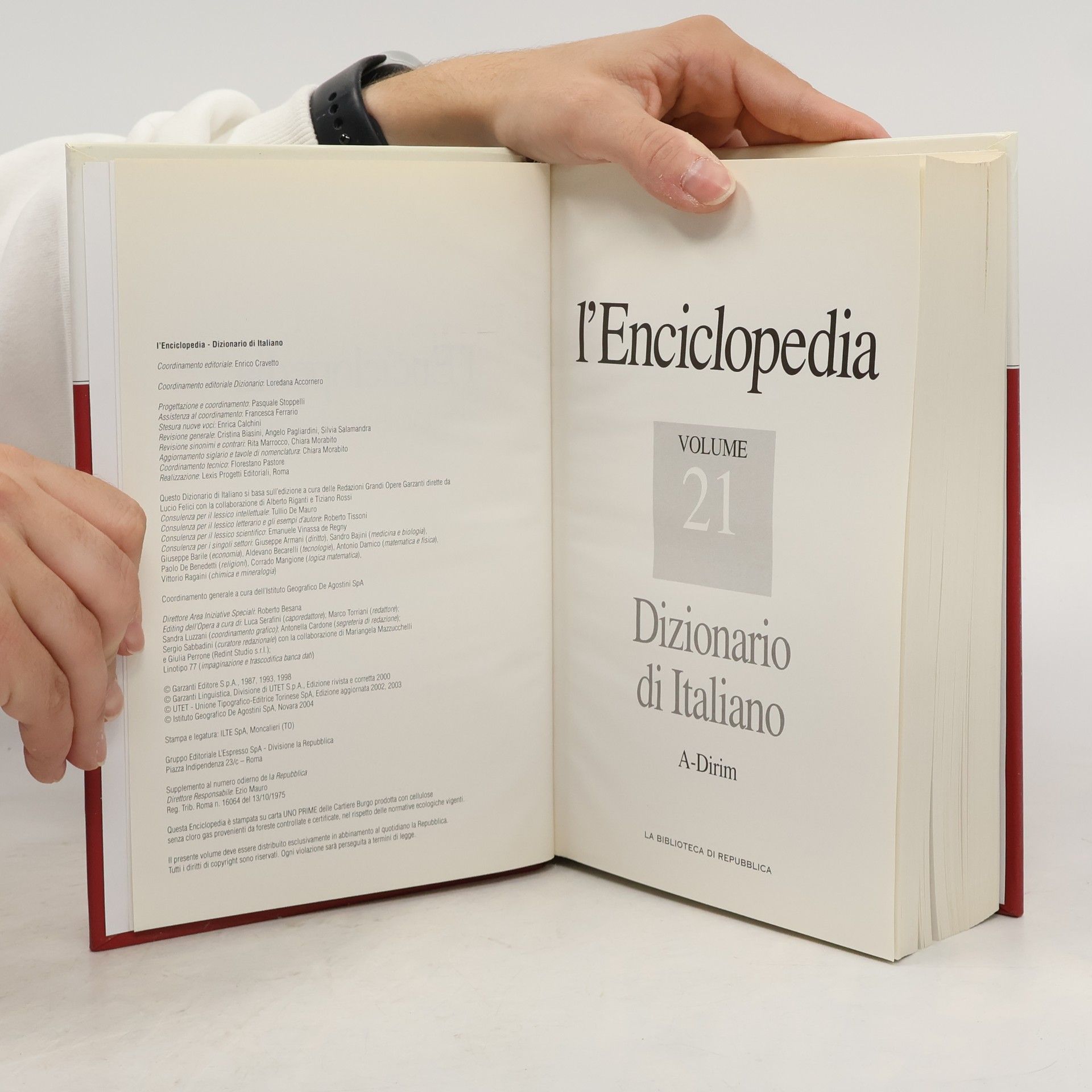 Autorenkollektiv l'Enciclopedia. Dizionario di Italiano 21. A-Dirim