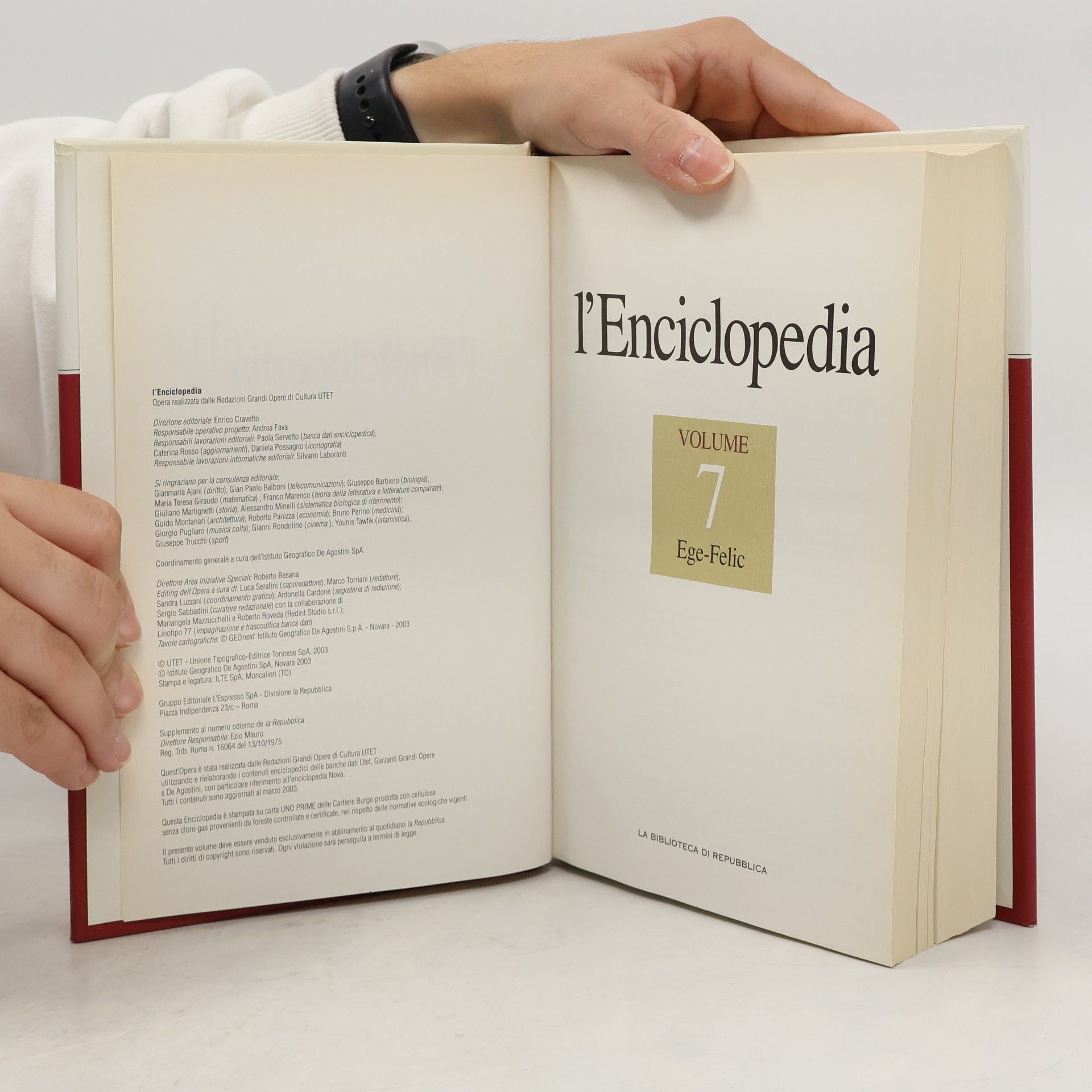 Autorenkollektiv L'Enciclopedia 7. Ege-Felic