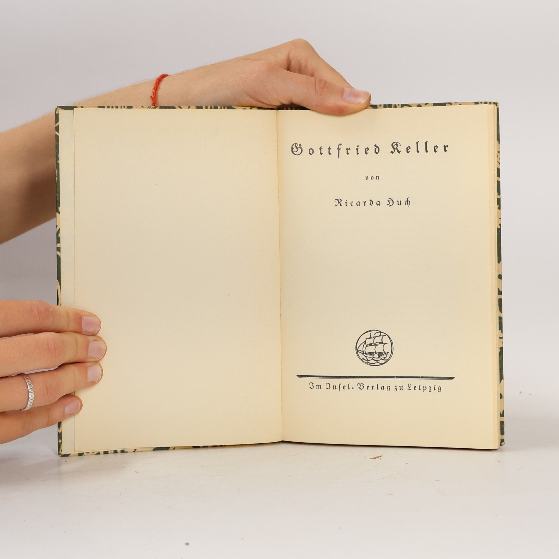 Ricarda Huch Gottfried Keller
