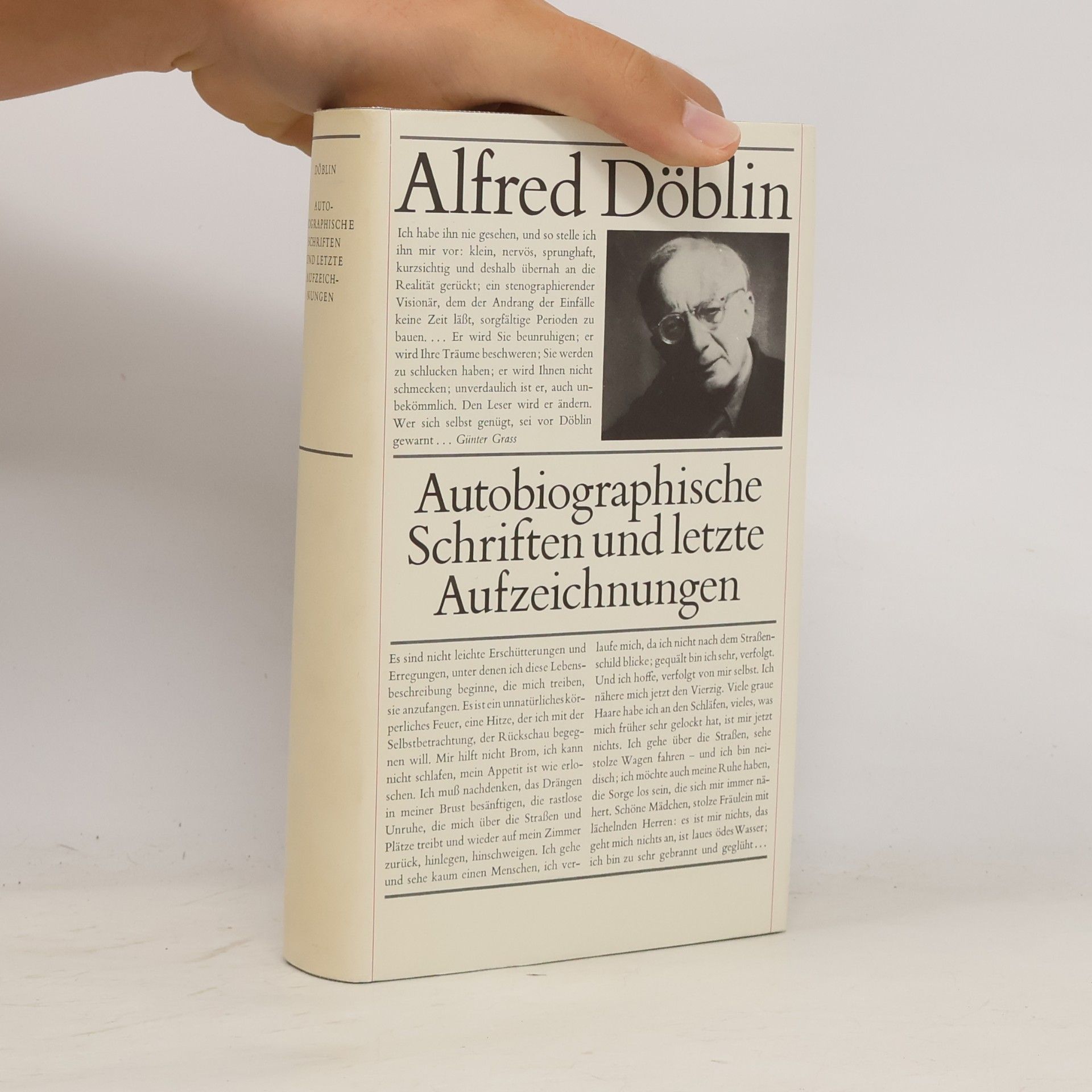 Autobiographische Schriften und letzte Aufzeichnungen