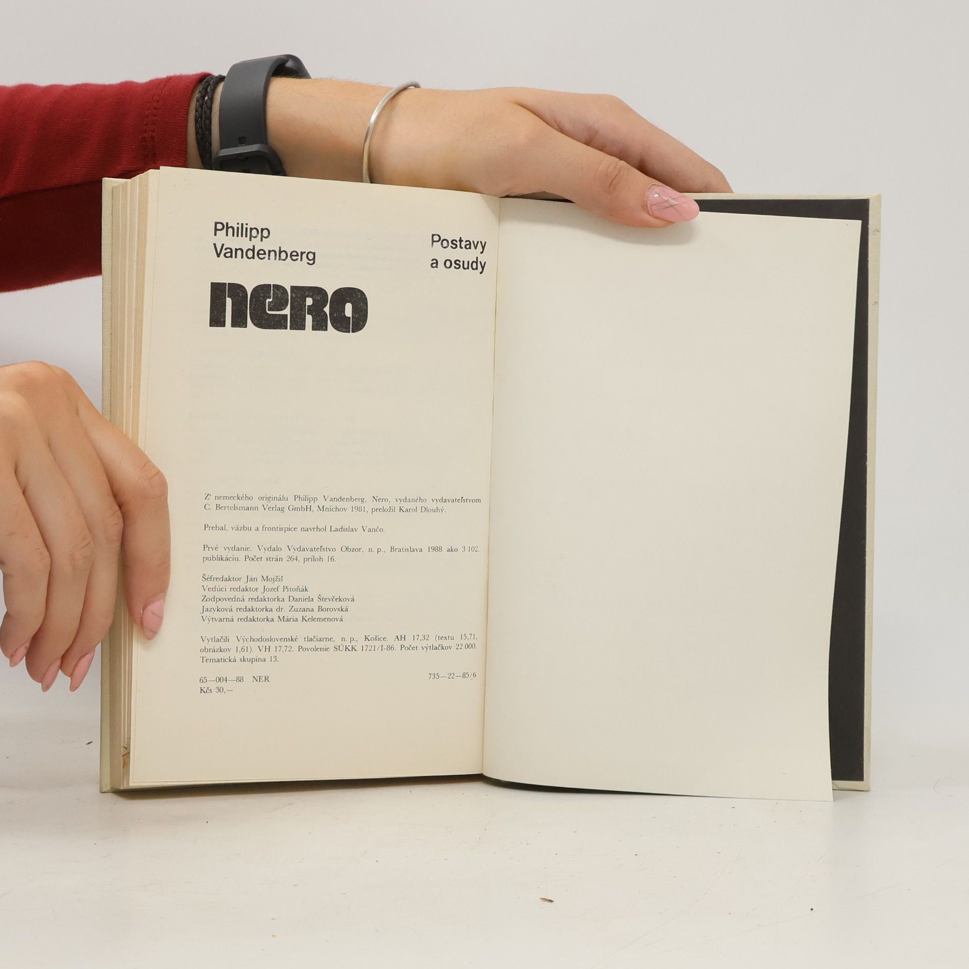 Philipp Vandenberg Nero. Postavy a osudy