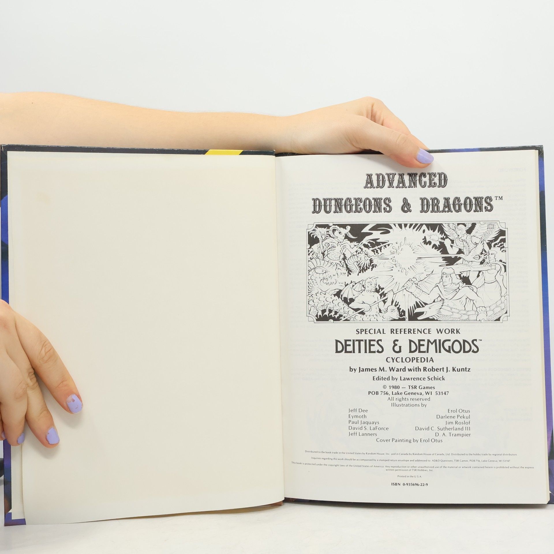 Lawrence Schick Deities and Demigods Cyclopedia of Gods and Heroes from Myth and Legend
